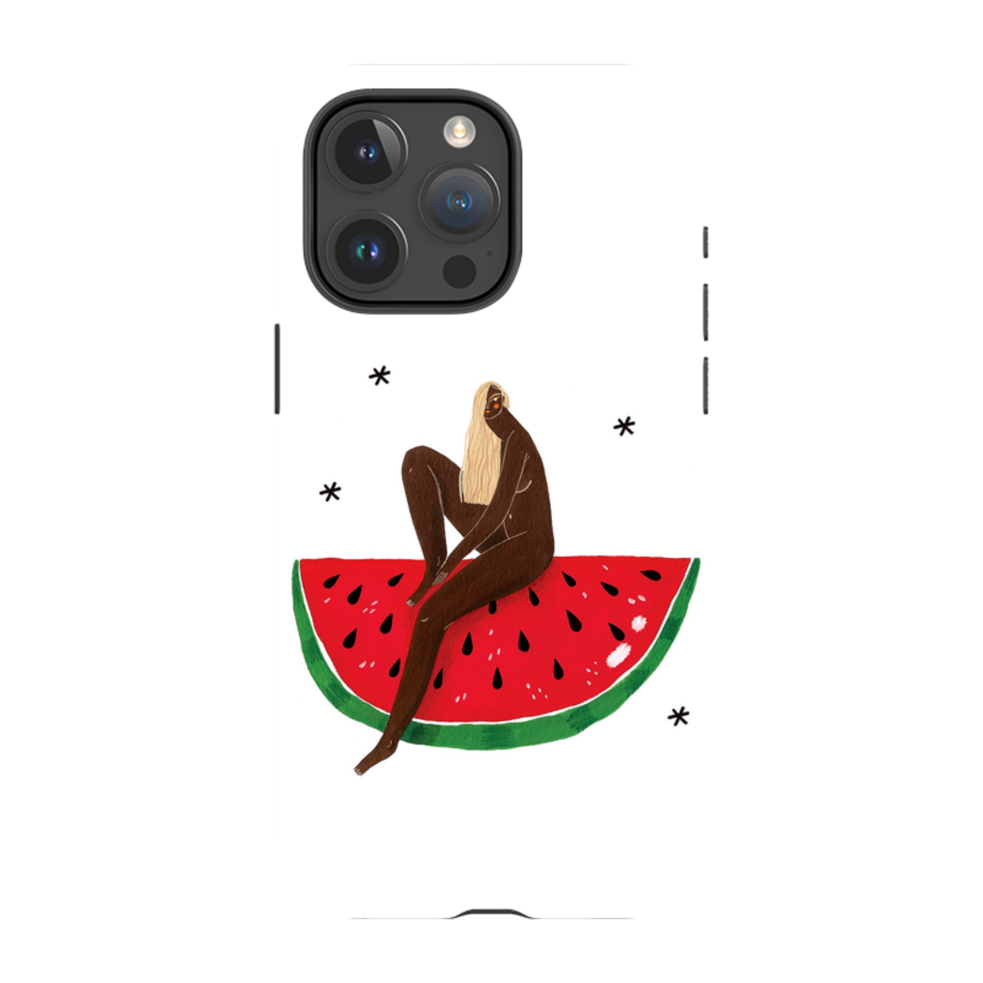 iPhone Tough Case - Watermelon Girl By Madalina Andronic