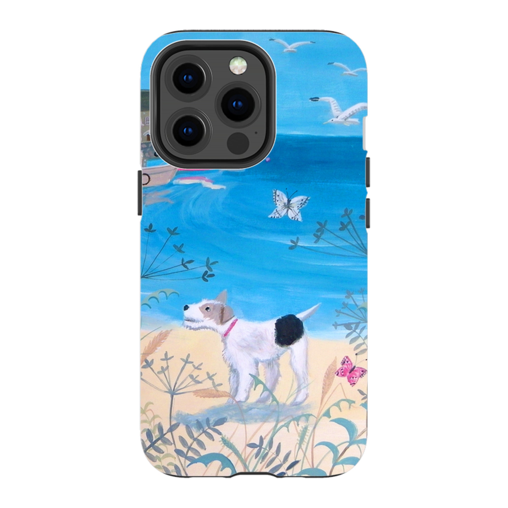 iPhone Tough Case - Seaside Dog By Mary Stubberfield