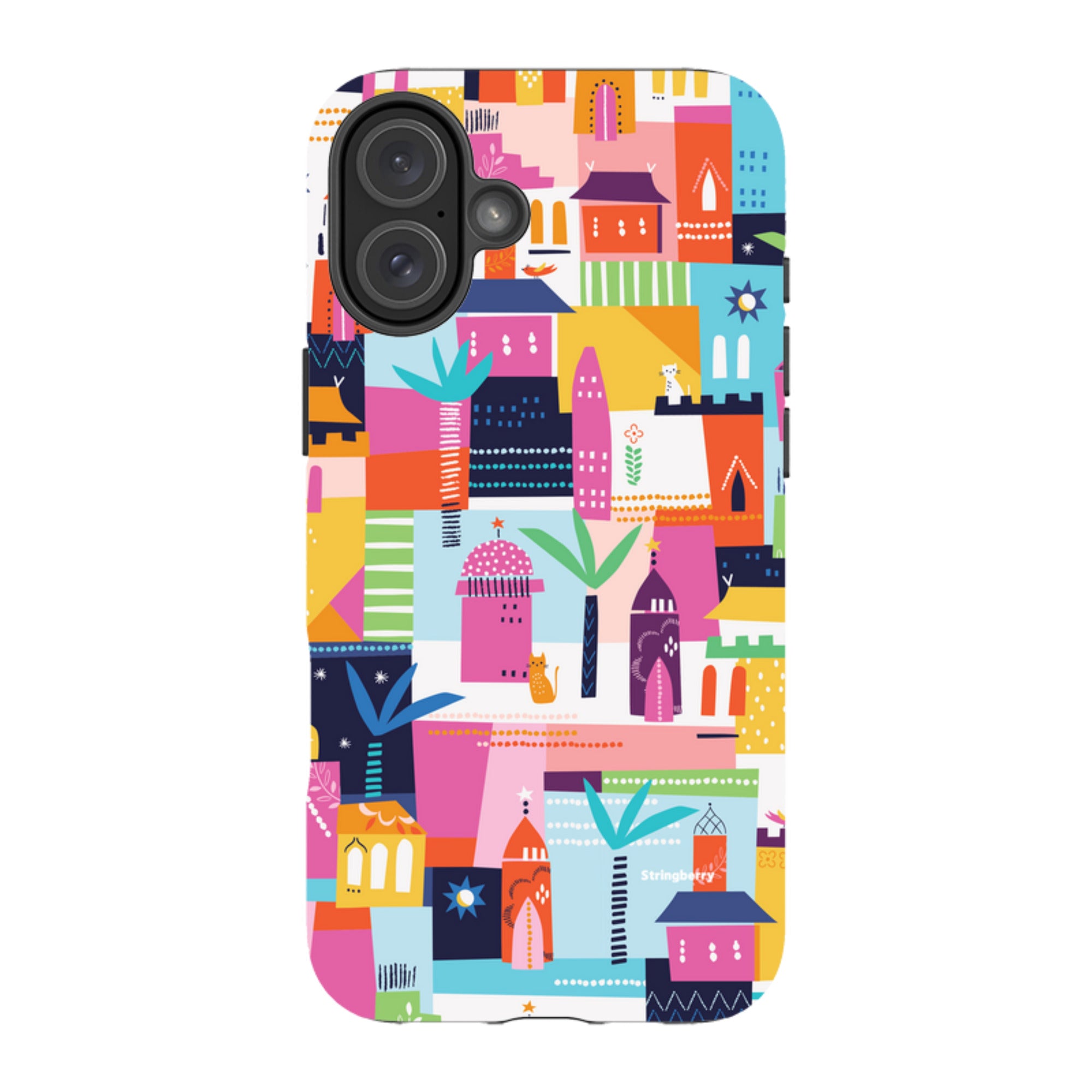 iPhone Tough Case - Houses By Ali Brookes