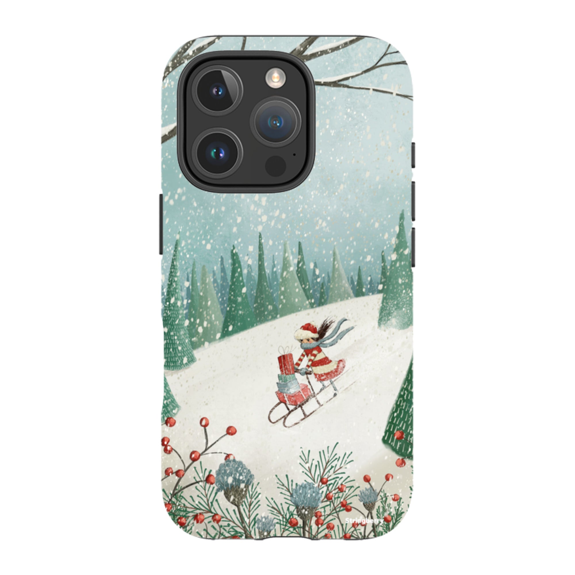 iPhone Tough Case - Sleigh Delivery By Maja Lindberg