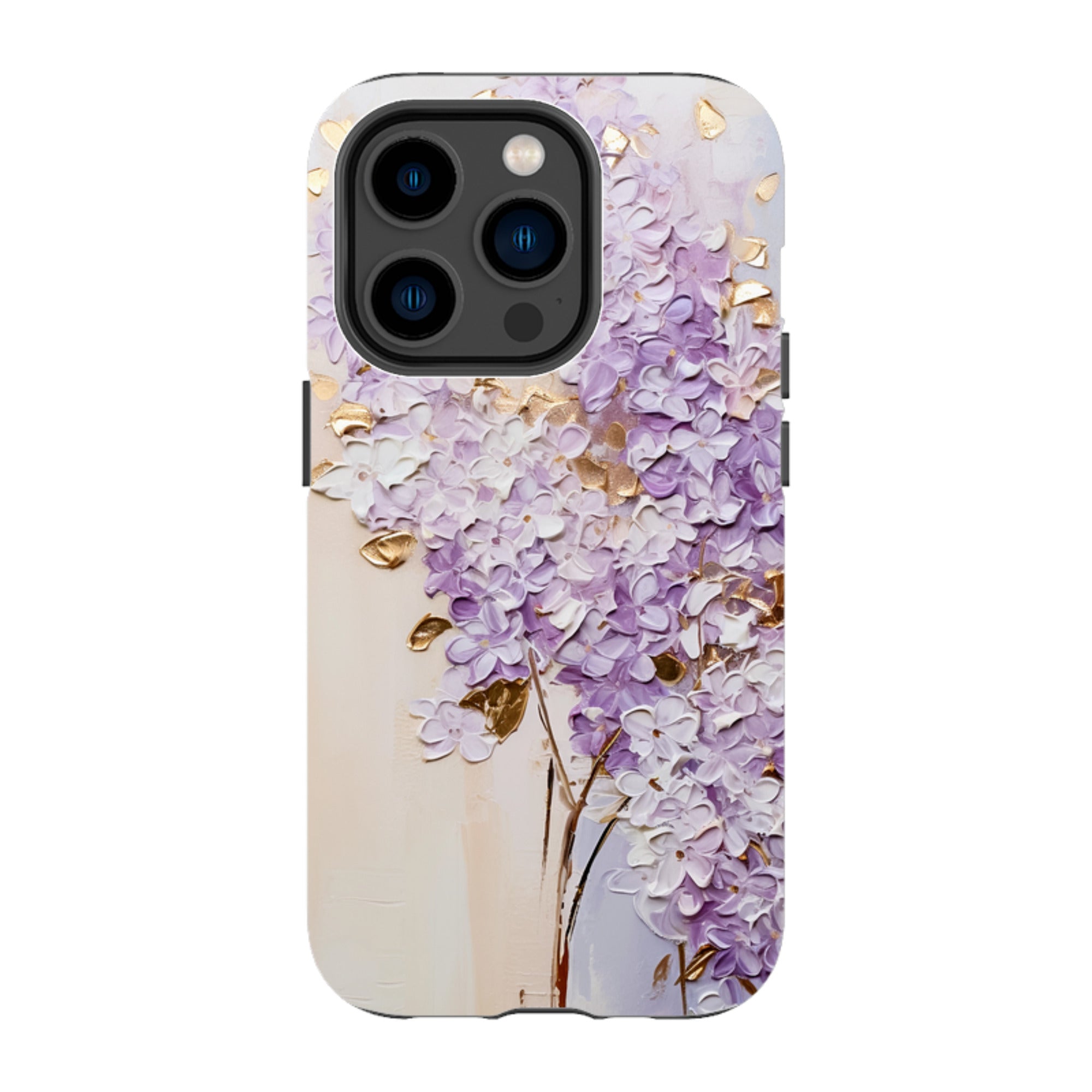 iPhone MagSafe Tough Case - Purple Floral