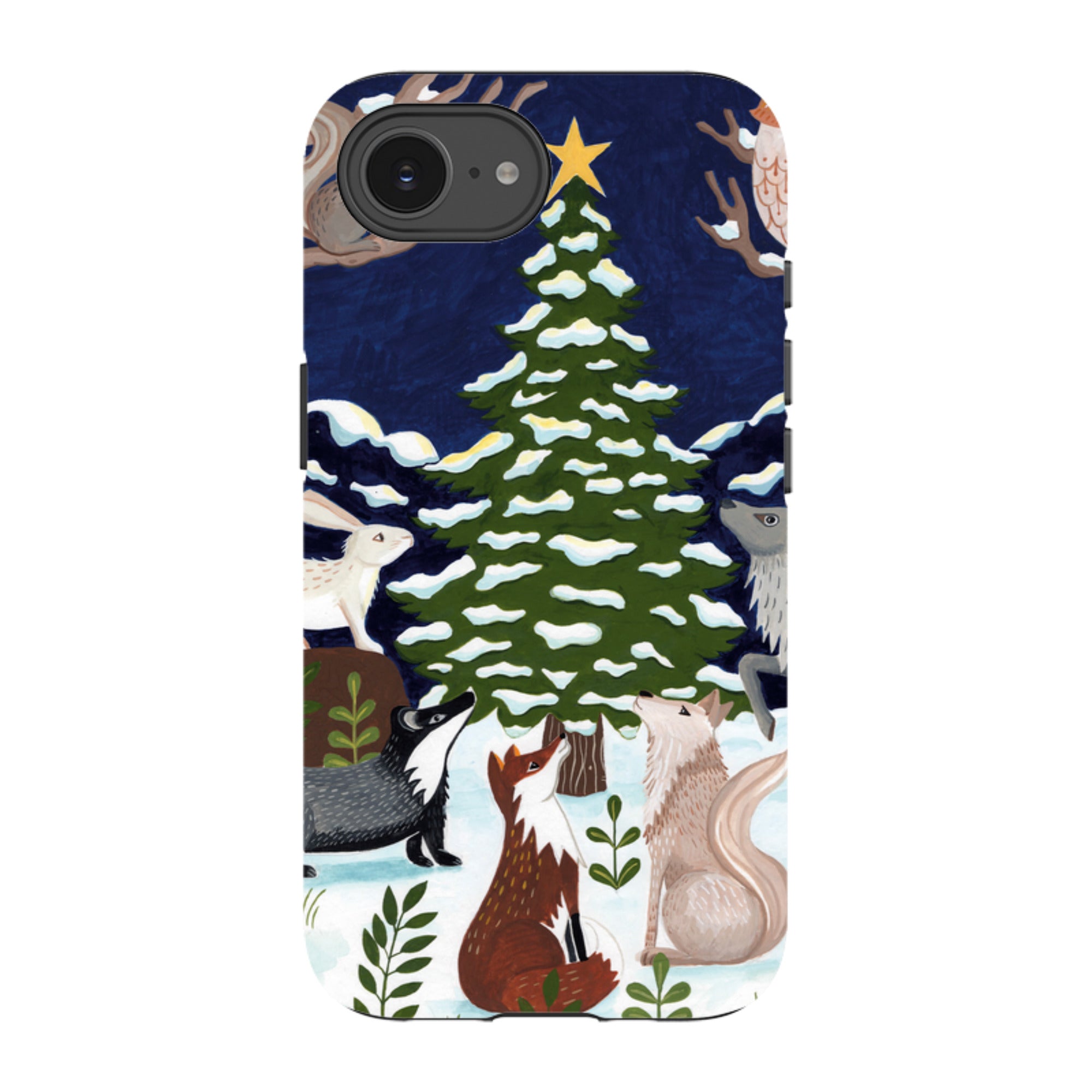 iPhone Tough Case - Christmas Tree By Bex Parkin