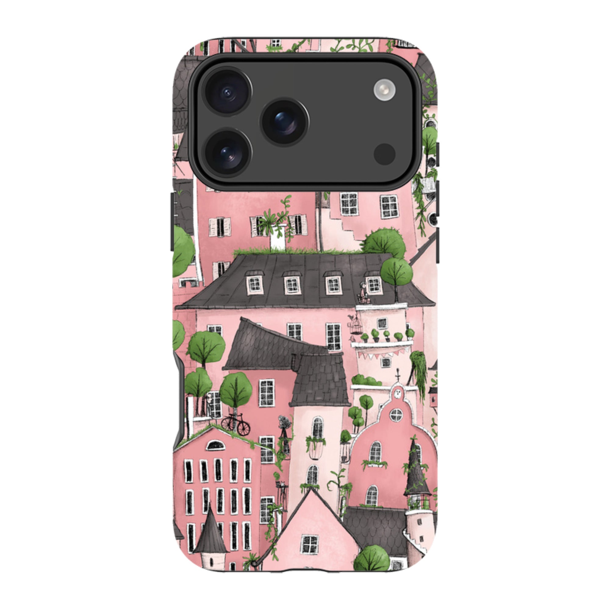 iPhone Tough Case - Pink City By Maja Lindberg
