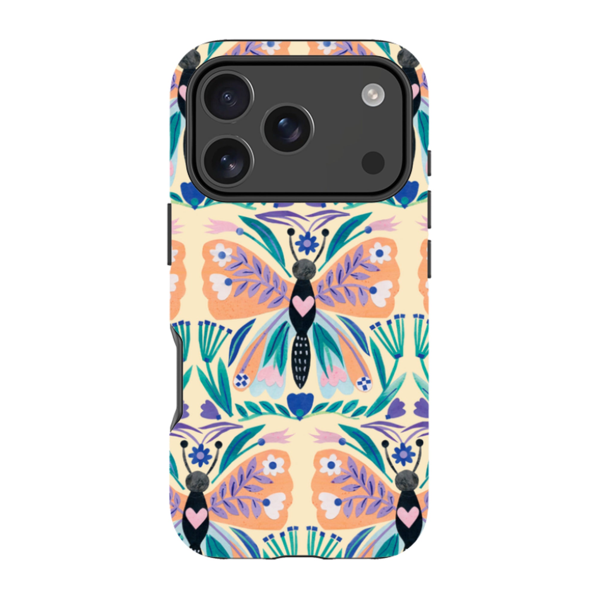 iPhone MagSafe Tough Case - All Over Butterfly By Tracey English