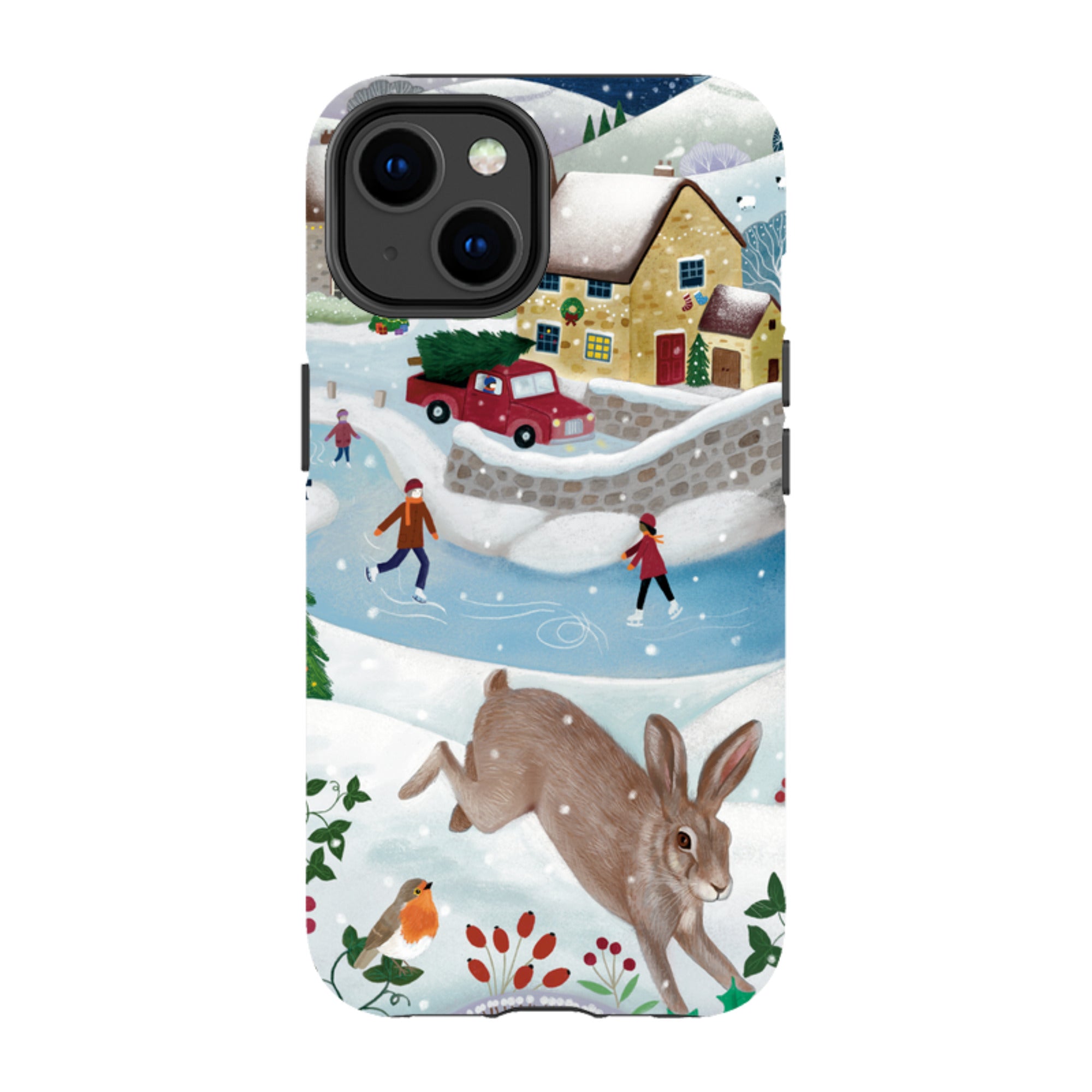 iPhone Tough Case - Advent Rabbit By Bex Parkin