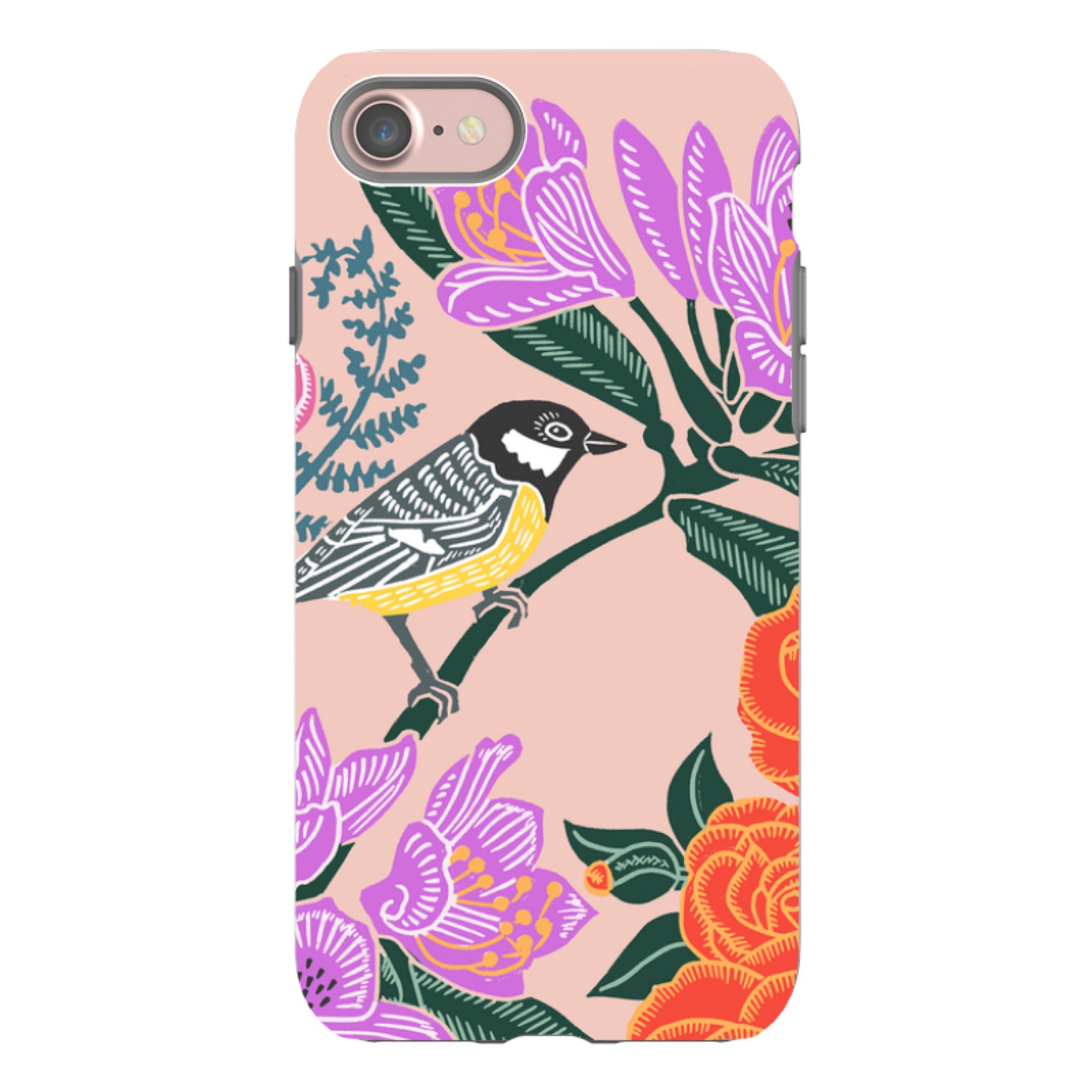 iPhone Tough Case - Camelia By Kate Heiss