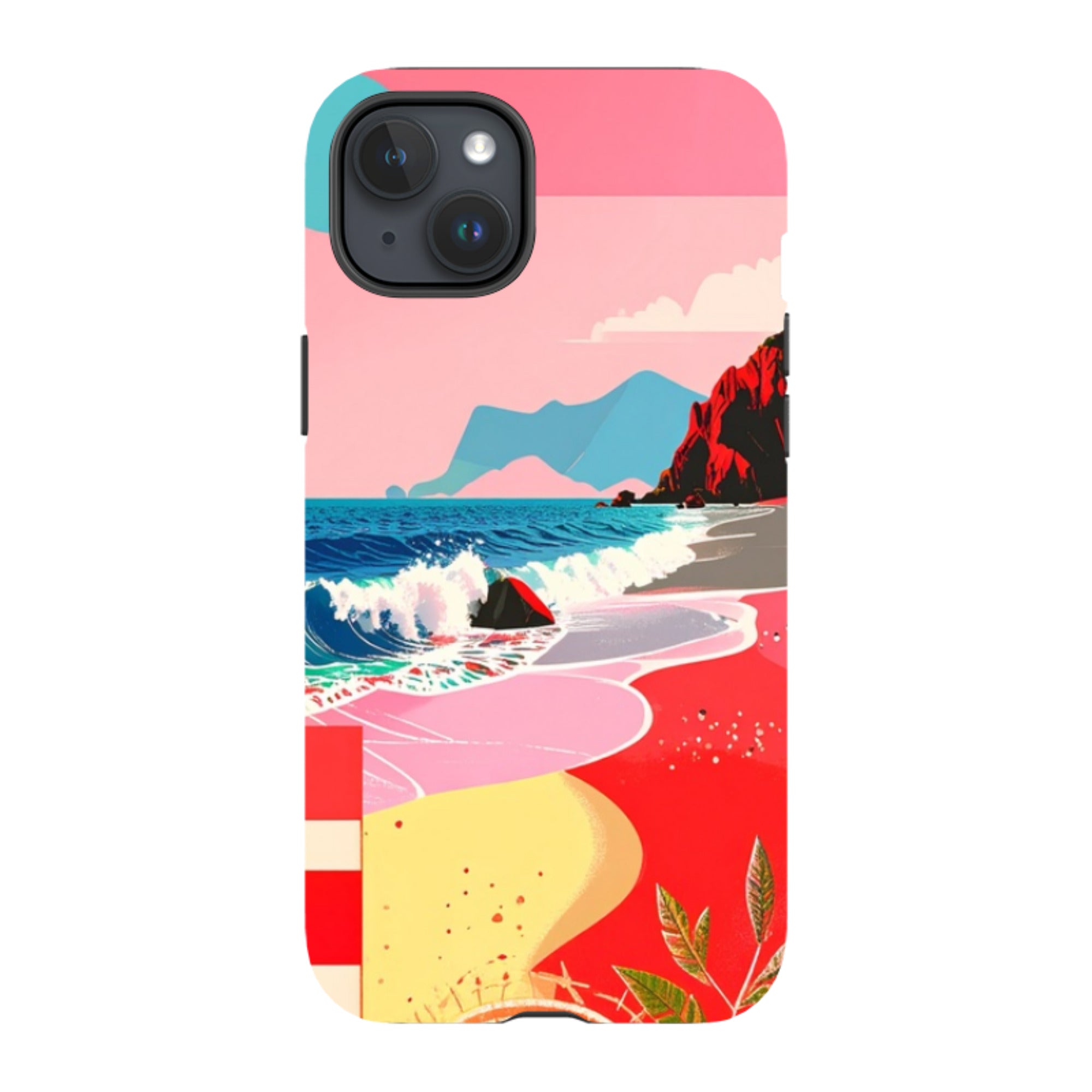 iPhone MagSafe Tough Case - Red Beach