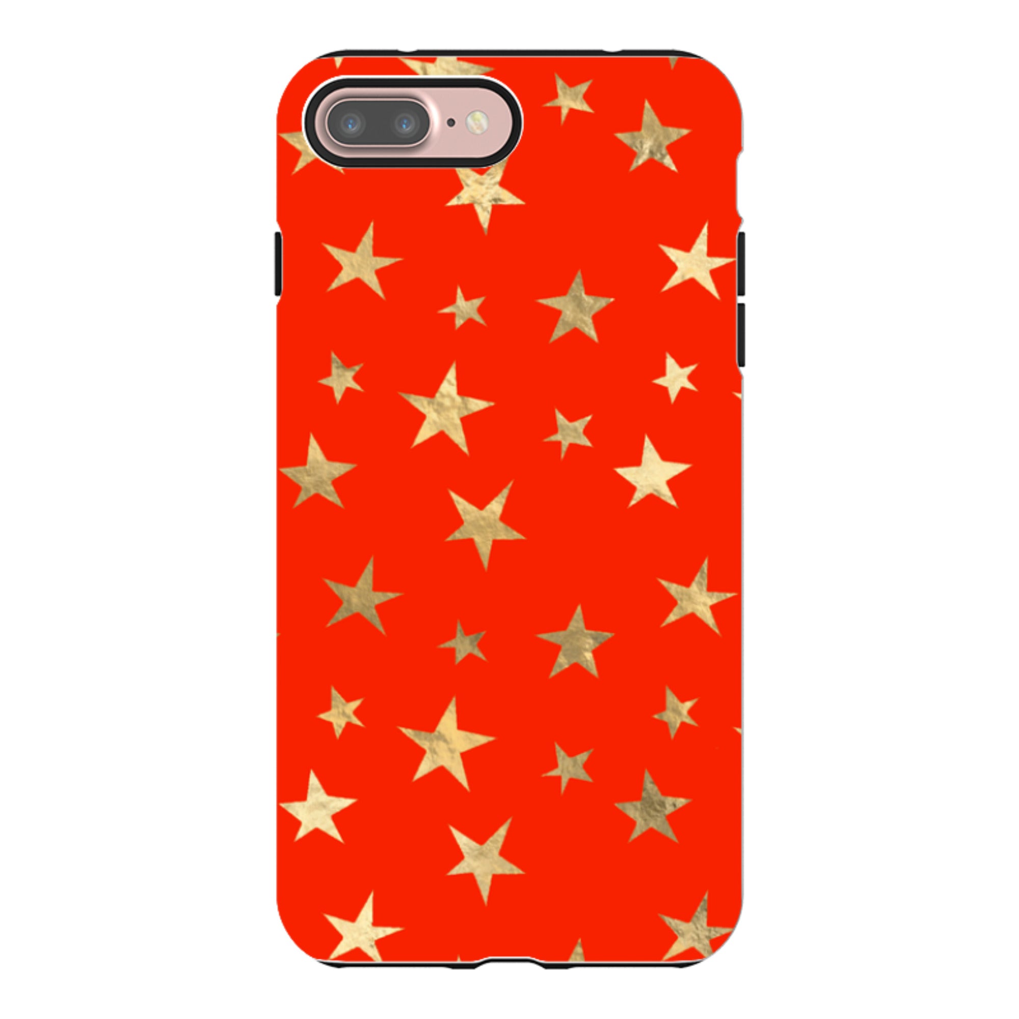 iPhone Tough Case - Red and Gold Stars