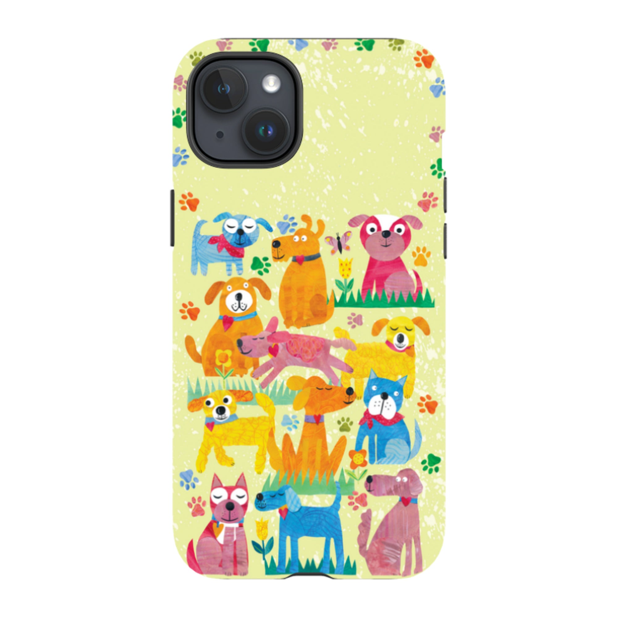 iPhone Tough Case - Dogs in the park By Tracey English