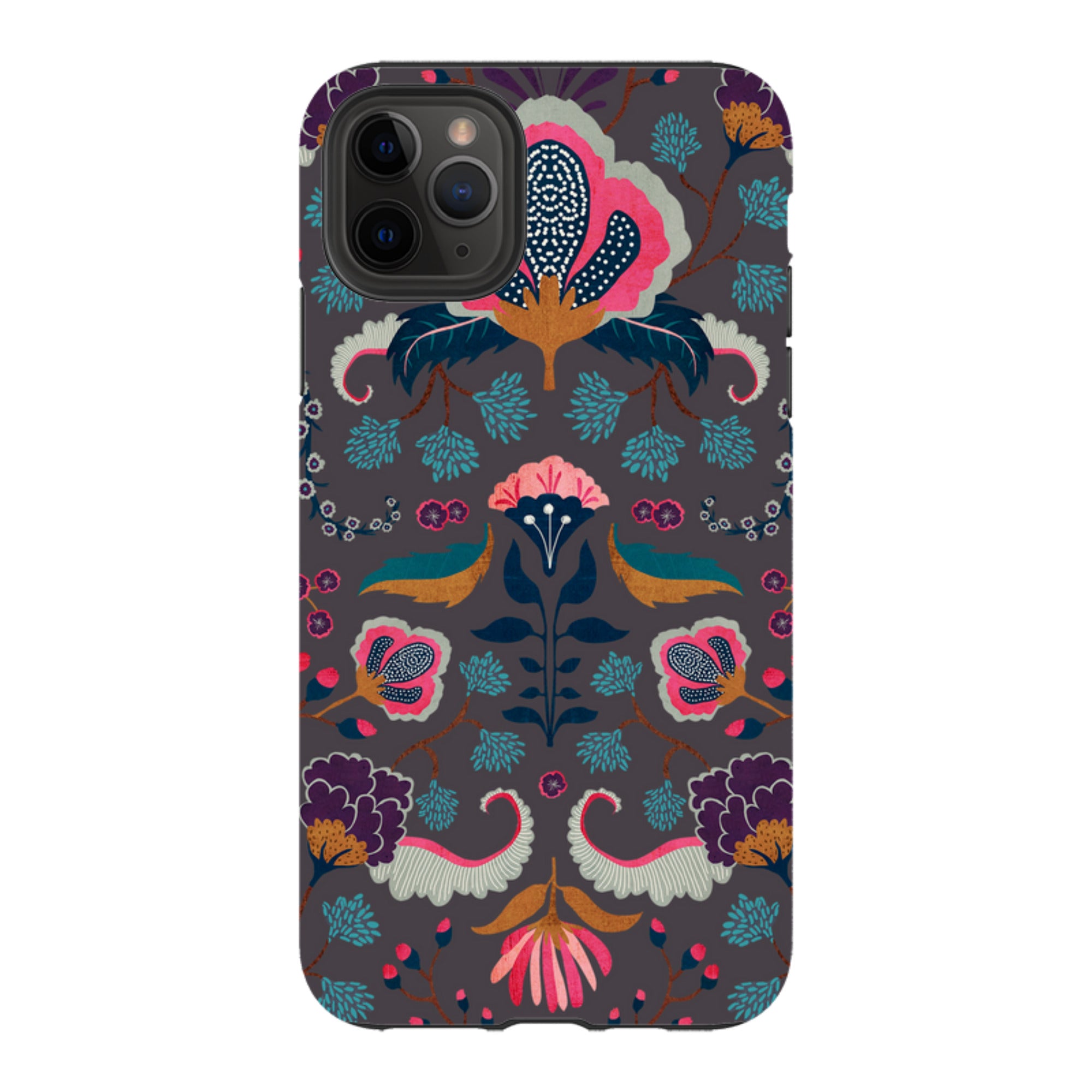 iPhone Tough Case - Folk Floral II By Katherine Quinn