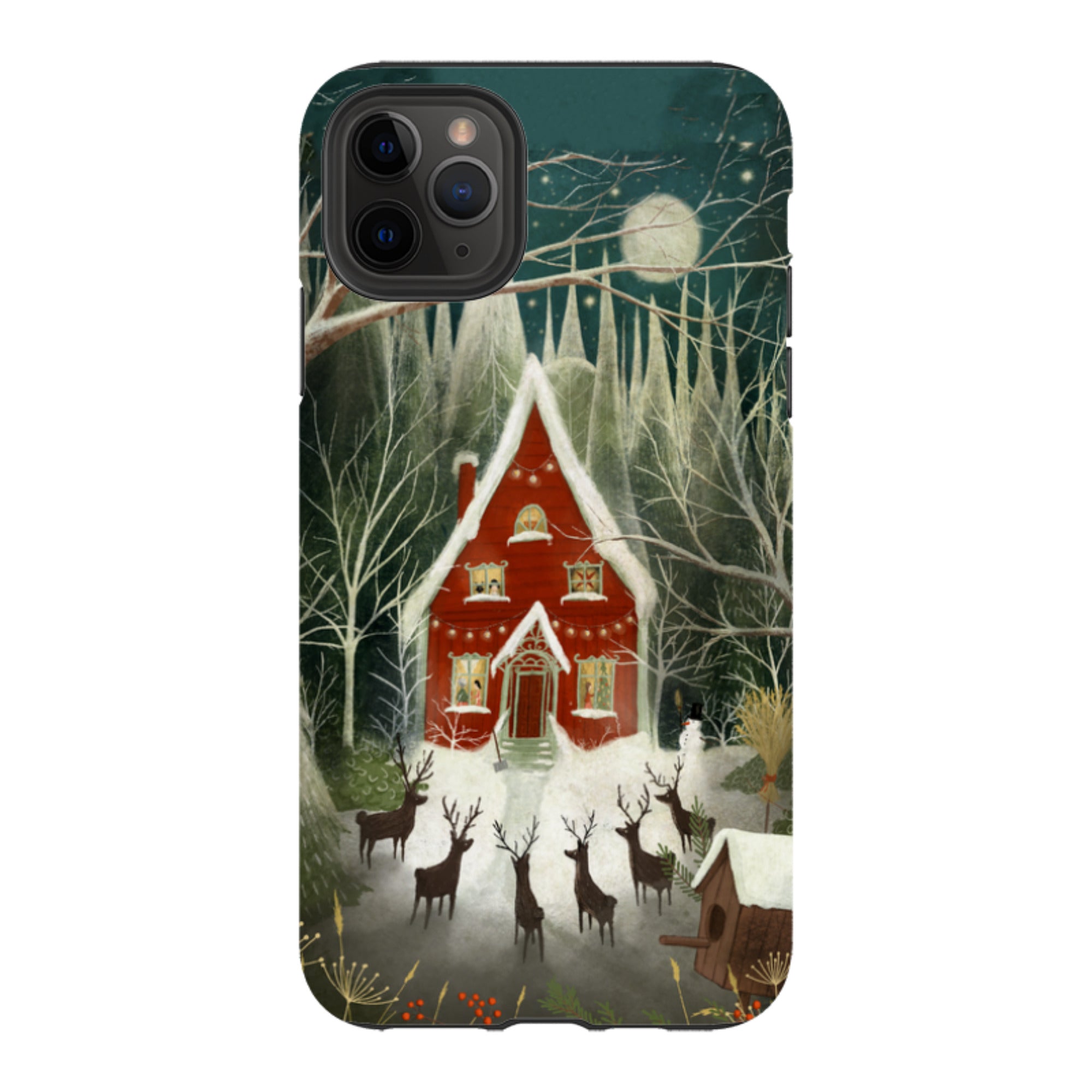 iPhone Tough Case -Christmas Garden Night By Maja Lindberg