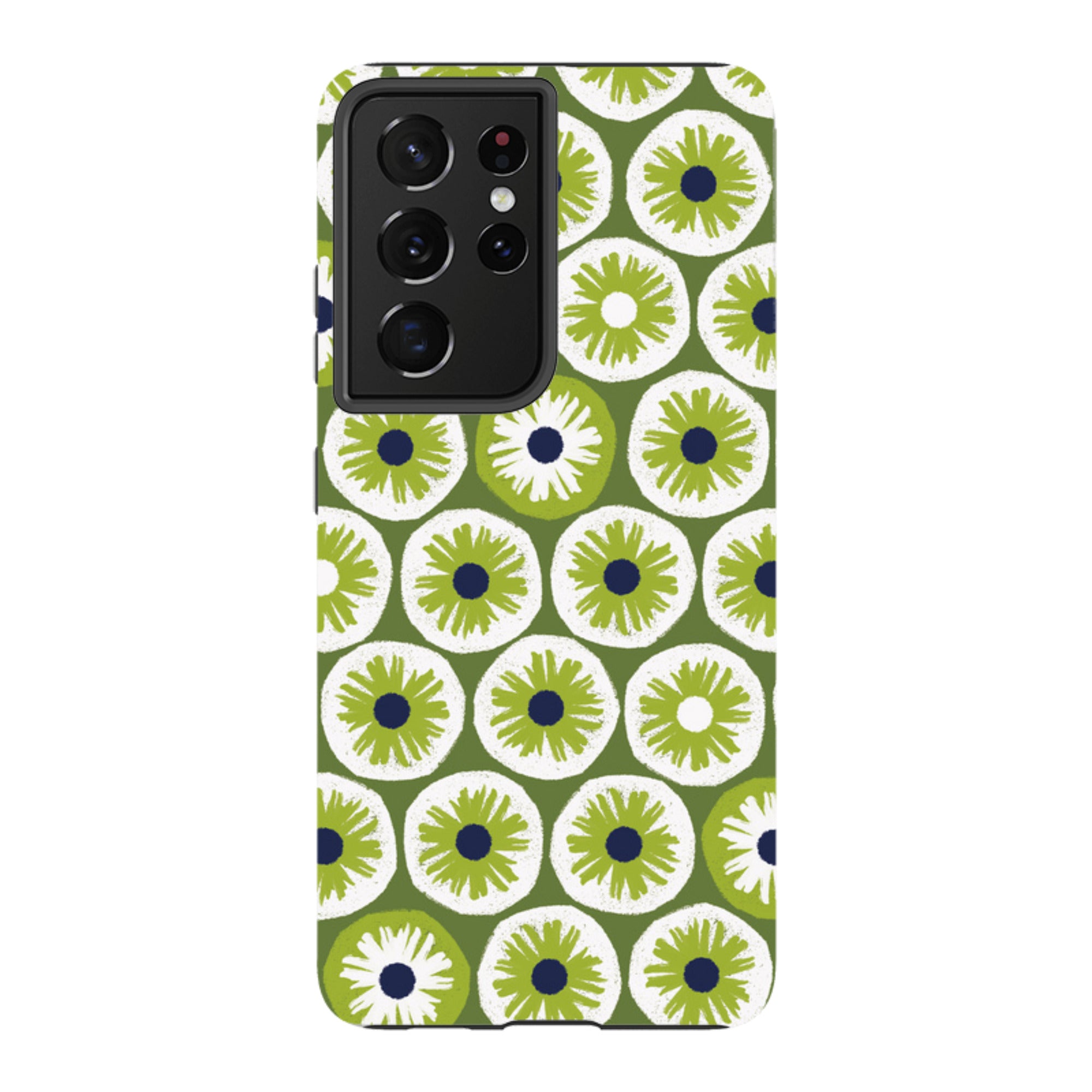 Samsung Tough Case - Penny Flowers Green By Ali Brookes