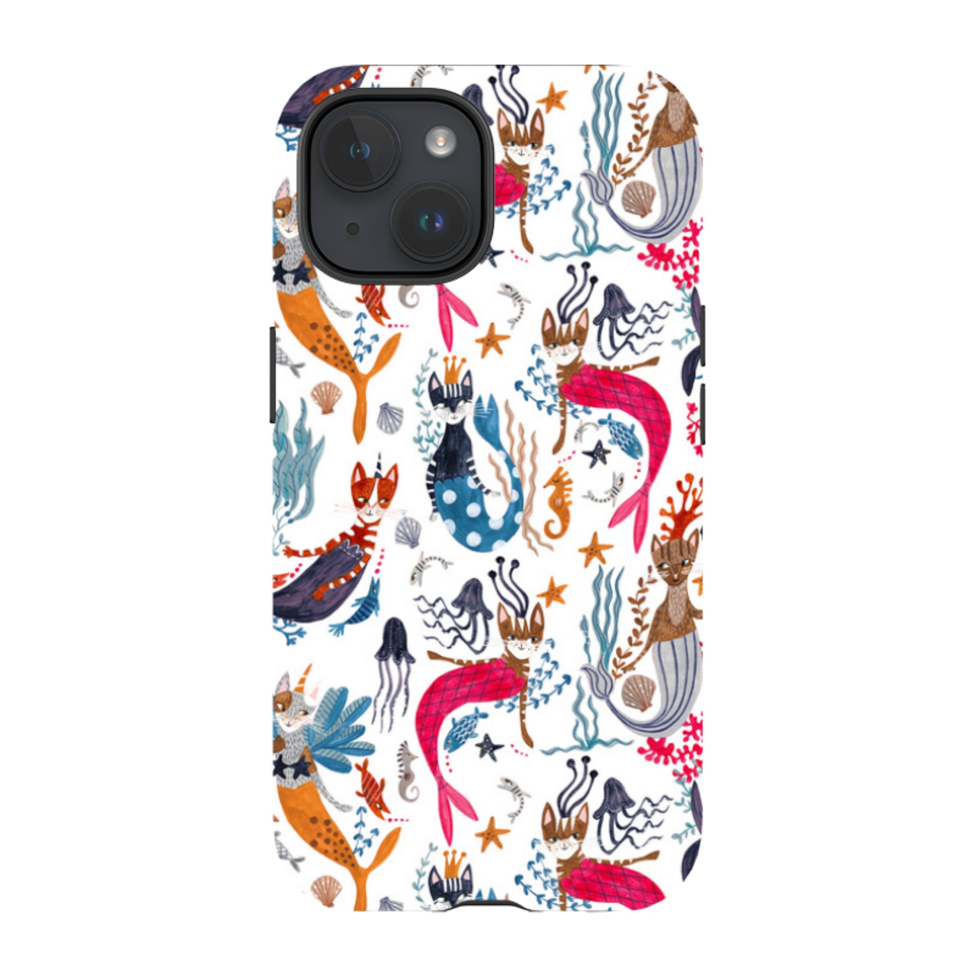 iPhone MagSafe Tough Case -  Cat-Fish By Caroline Bonne Muller