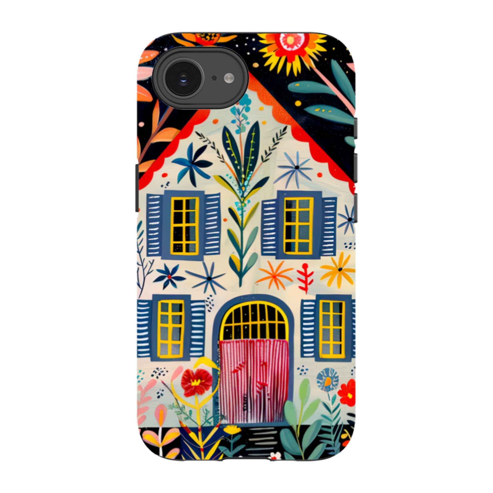 iPhone Case - Folk Art House X