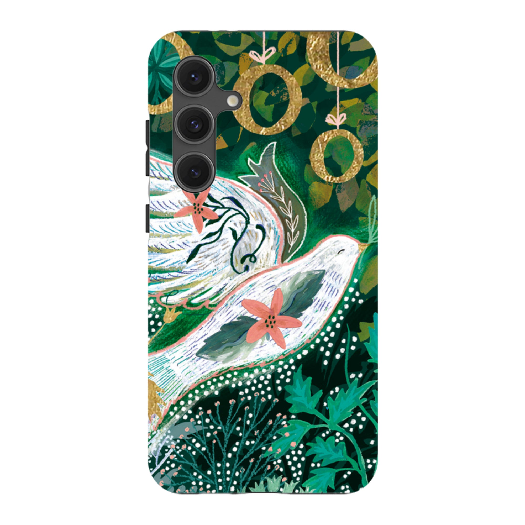 Samsung Tough Case - Gold Rings By Emma Frances Grant