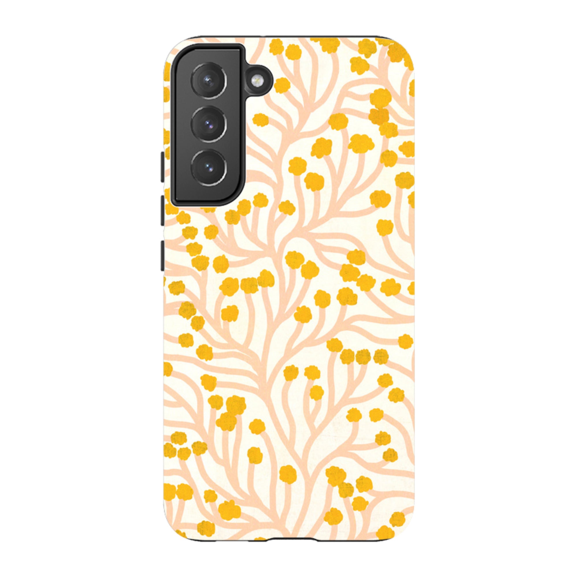Samsung Tough Case - Vine Pink and Ochre By Katherine Quinn
