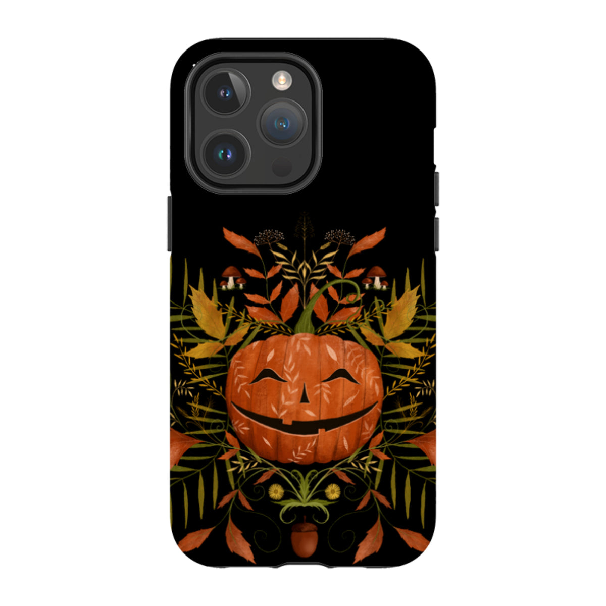 iPhone MagSafe Tough Case - Happy Pumpkin By Maja Lindberg