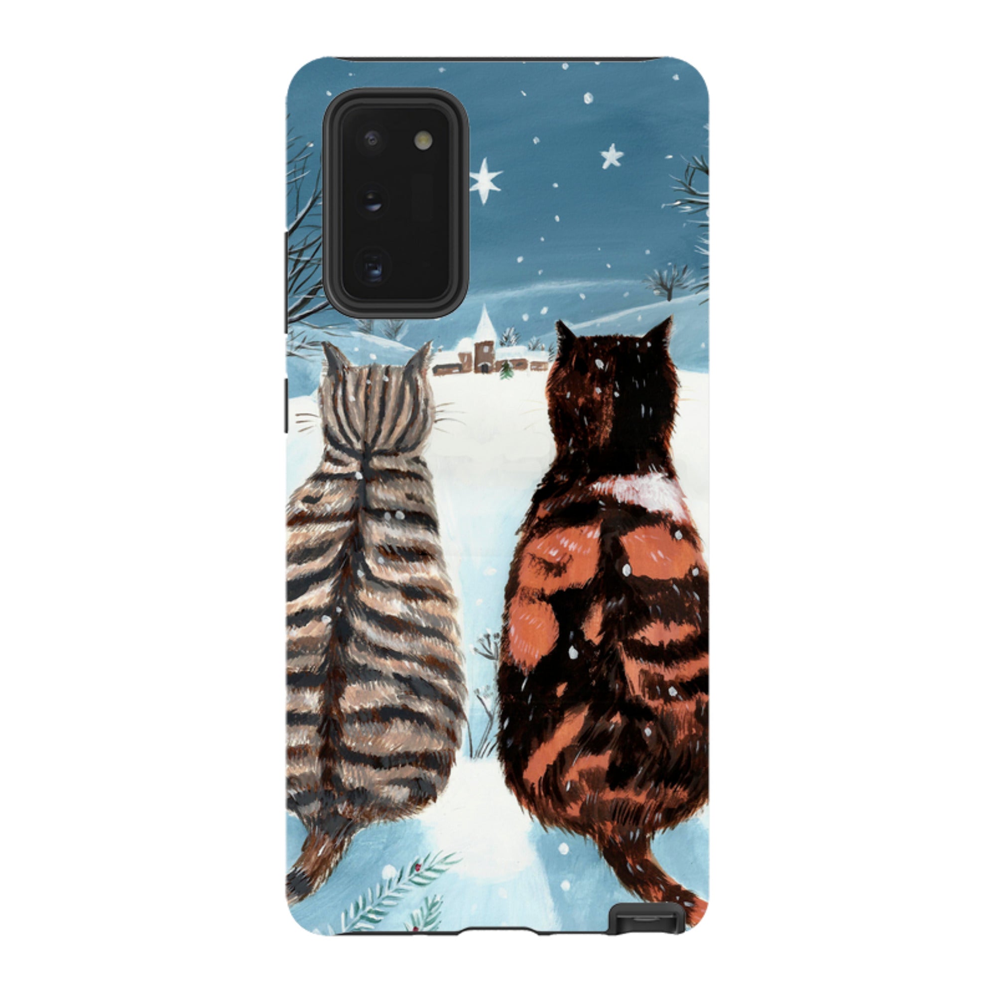 Samsung Tough Case - Cat Xmas By Mary Stubberfield