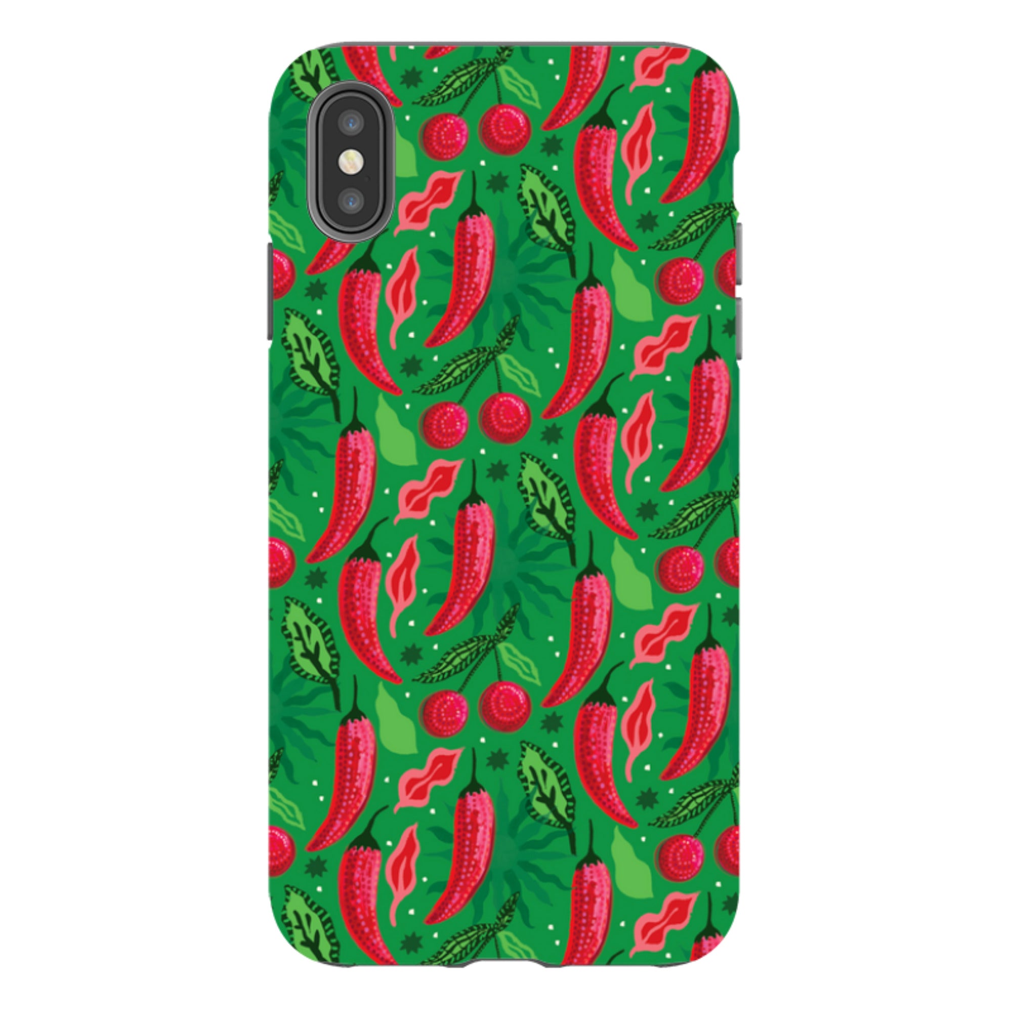 iPhone Tough Case - Chilli Cherry By Emma Frances Grant