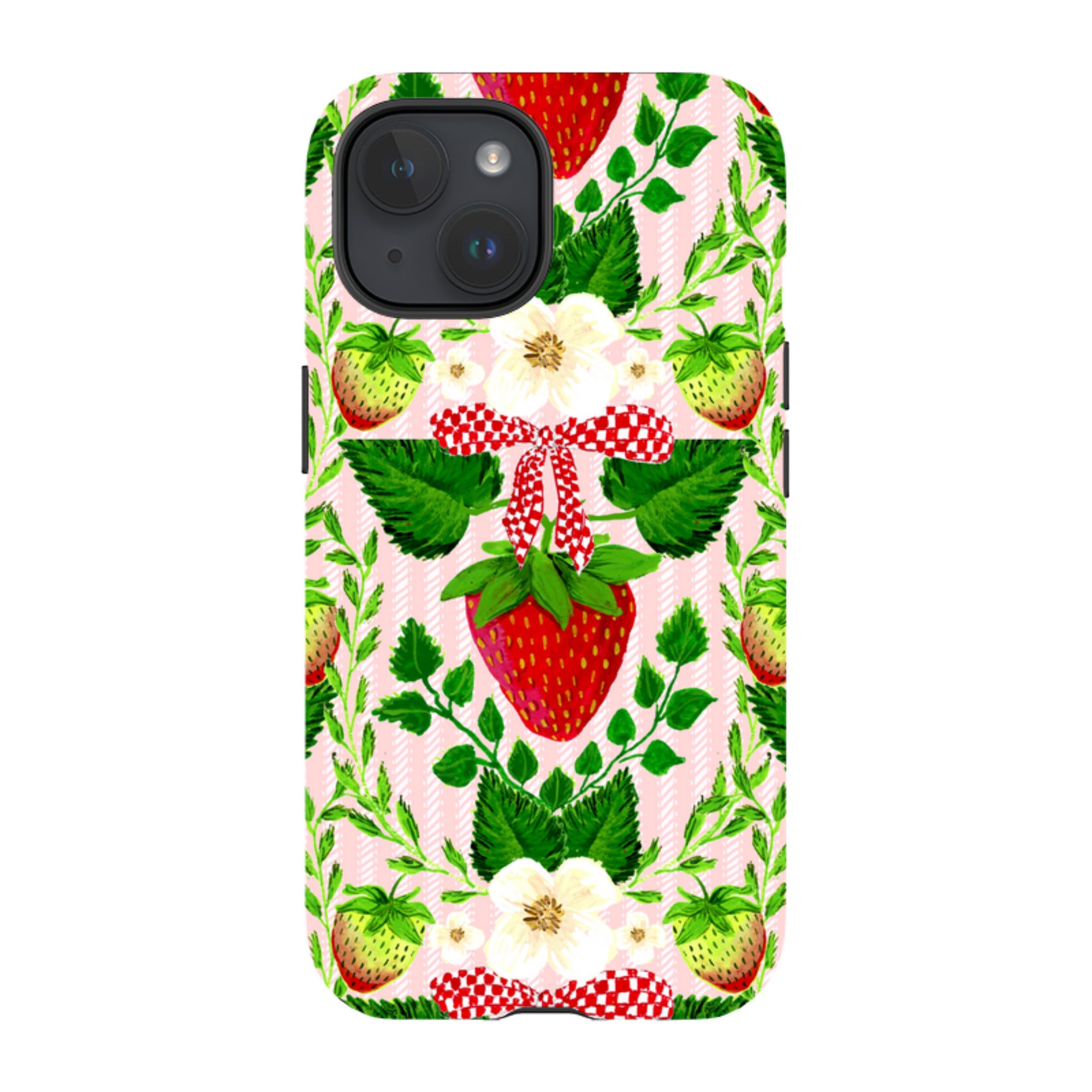 iPhone MagSafe Tough Case - Strawberries I By Abby Jacobs