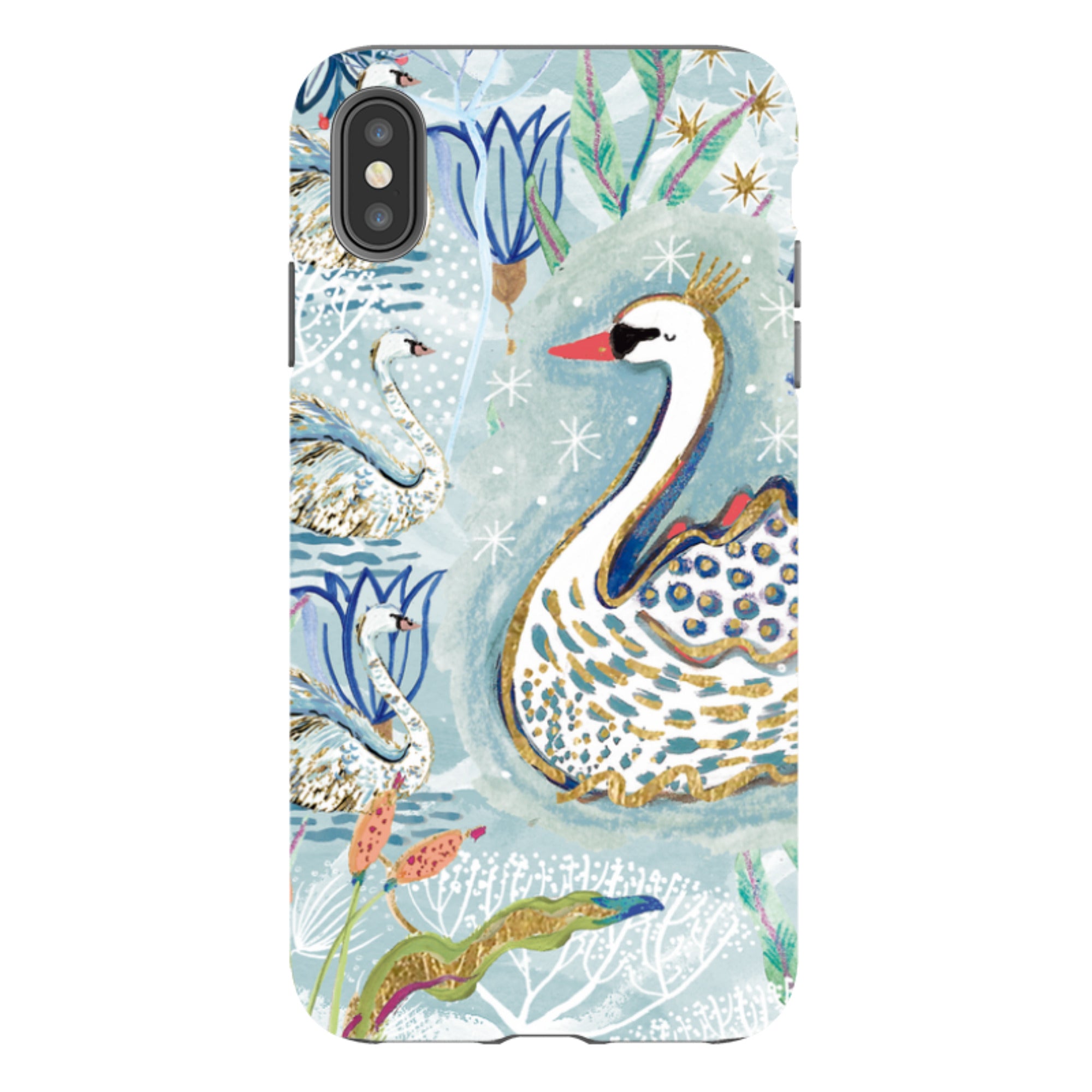 iPhone Tough Case - Seven Swans II By Emma Frances Grant