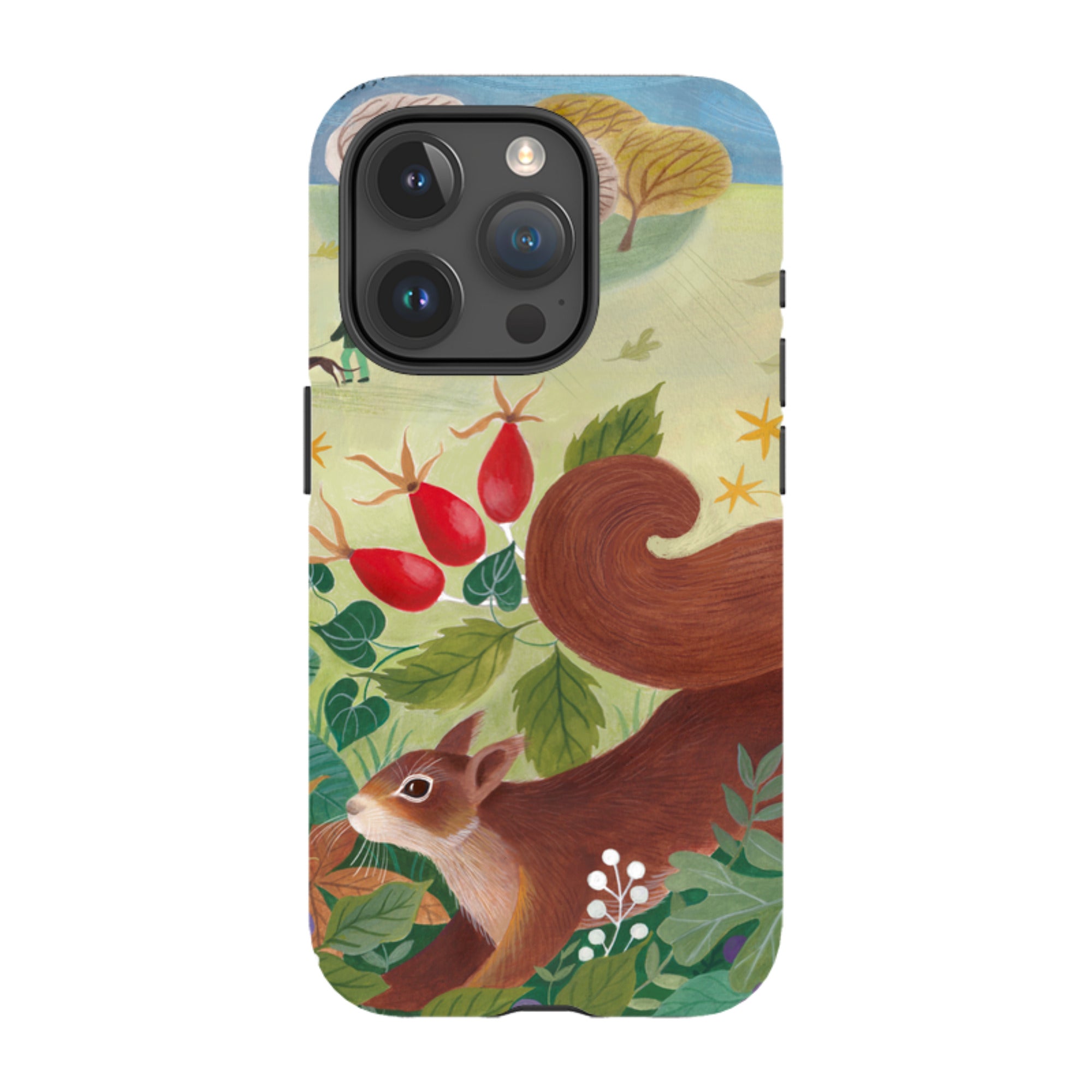 iPhone Tough Case - Autumn Squirrel By Bex Parkin