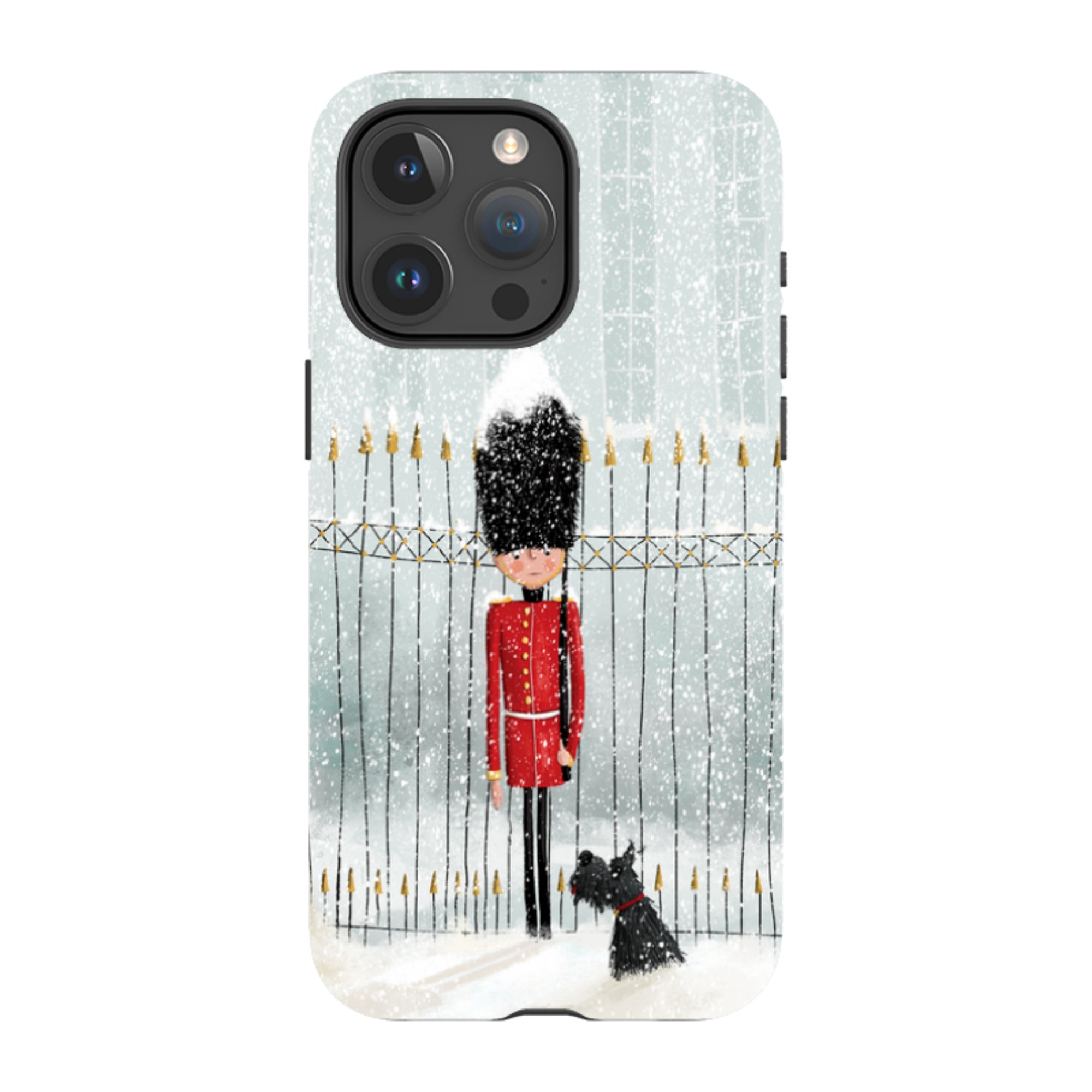 iPhone Tough Case - London In Snow By Maja Lindberg