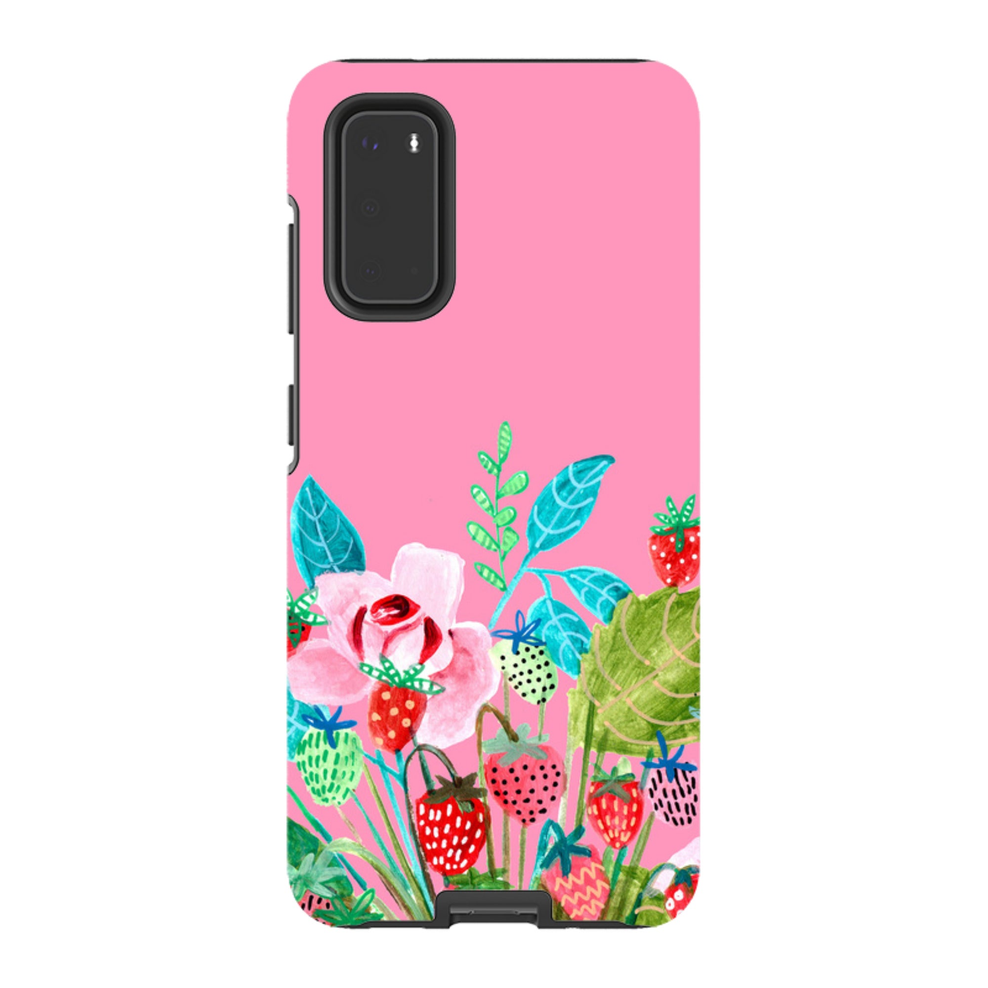 Samsung Tough Case - Pink Colour Floral By Caroline Bonne Muller