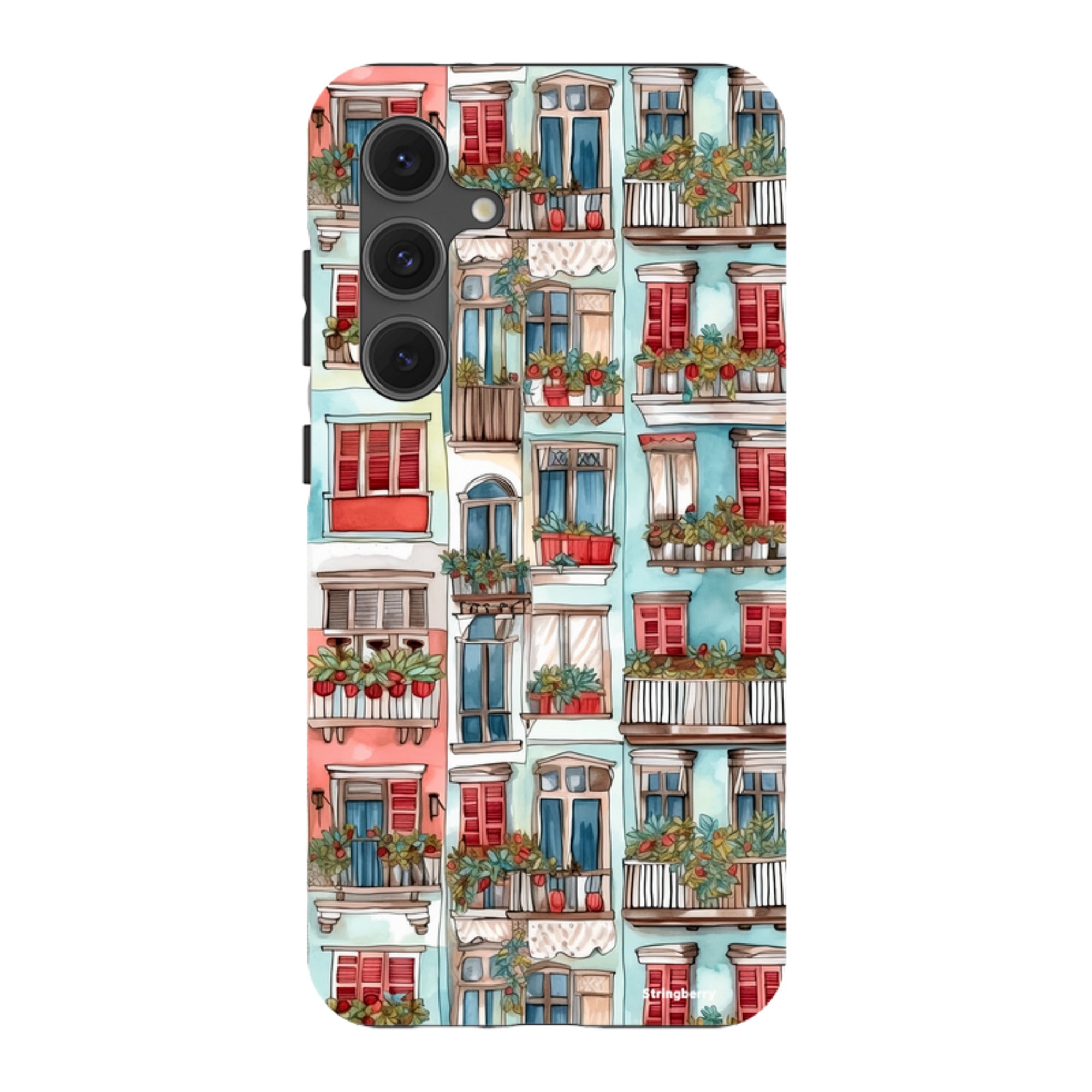 Samsung Tough Case - Floral Balcony