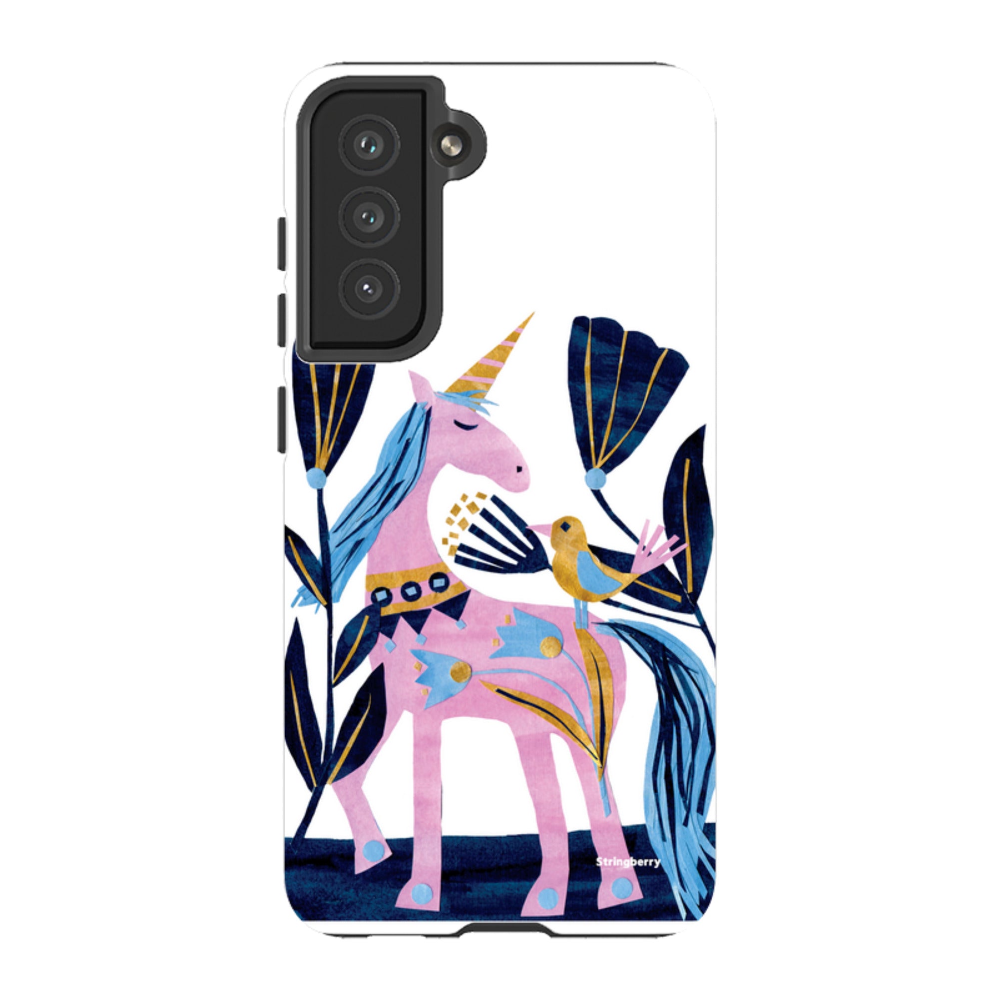 Samsung Tough Case - Lilac Unicorn By Tracey English