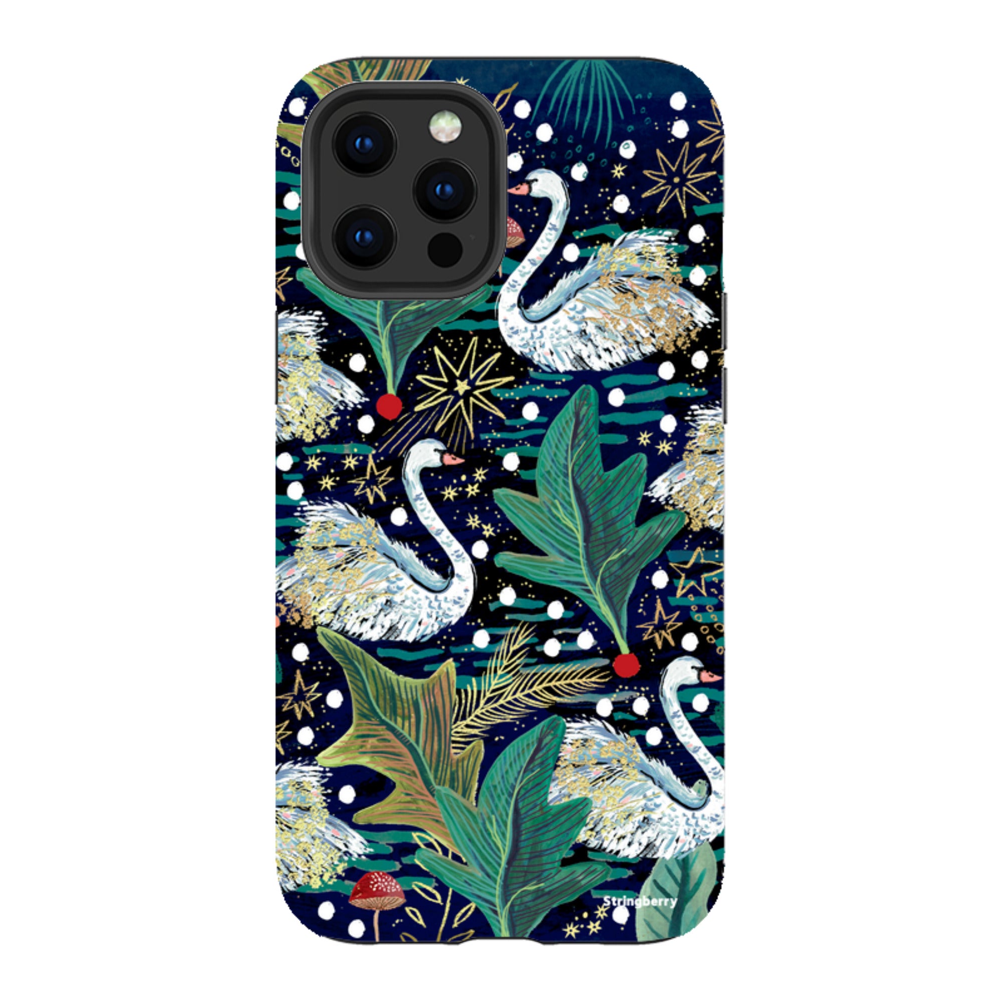 iPhone Tough Case - Swan By Emma Frances Grant