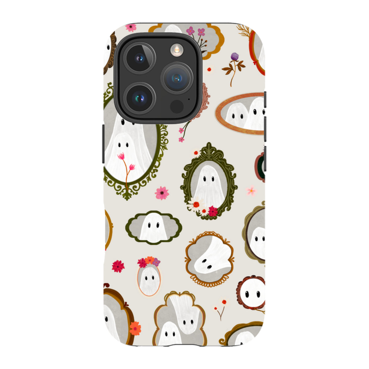 iPhone Tough Case - Framed Ghosts - Stone By Katherine Quinn