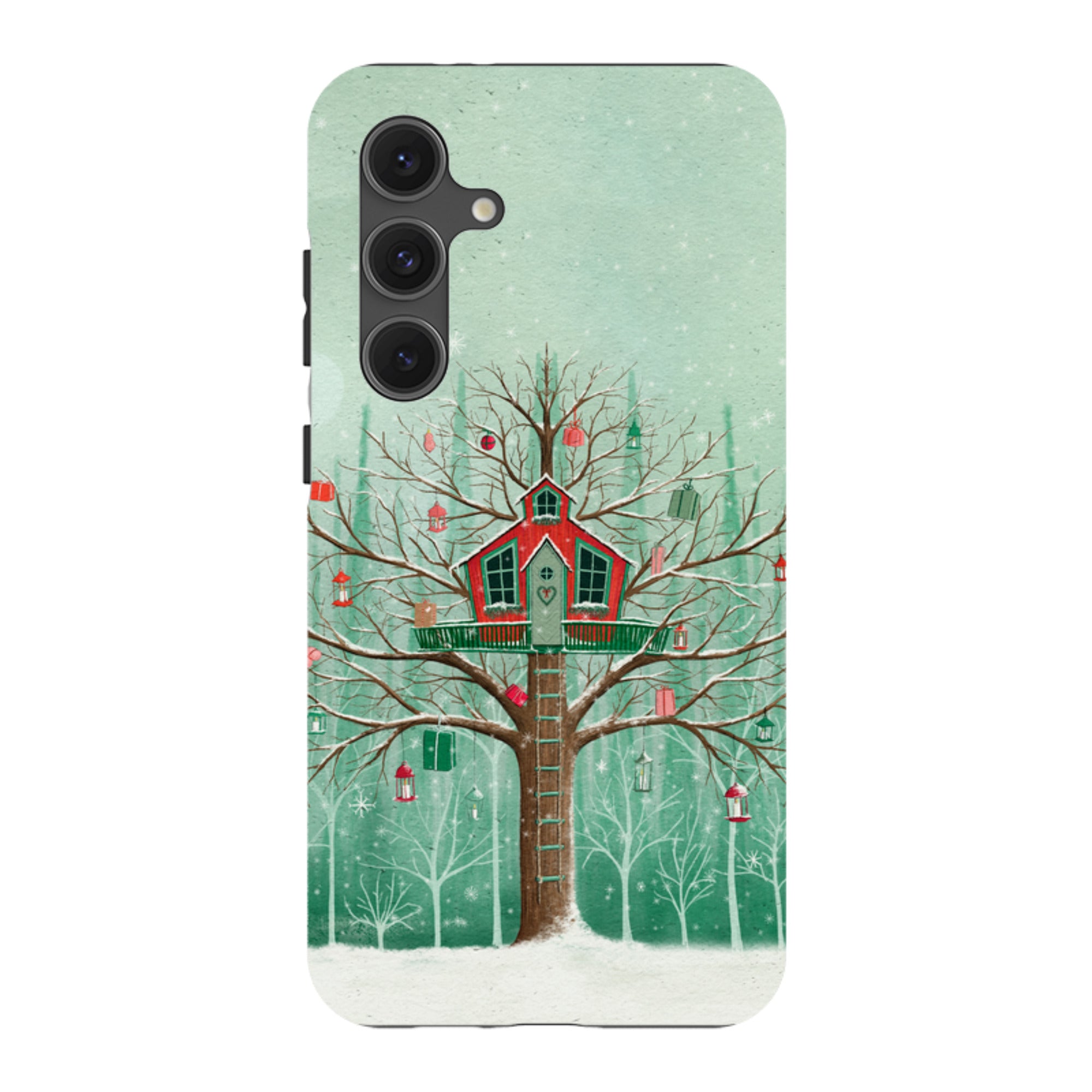 Samsung Tough Case - Christmas Tree House By Maja Lindberg