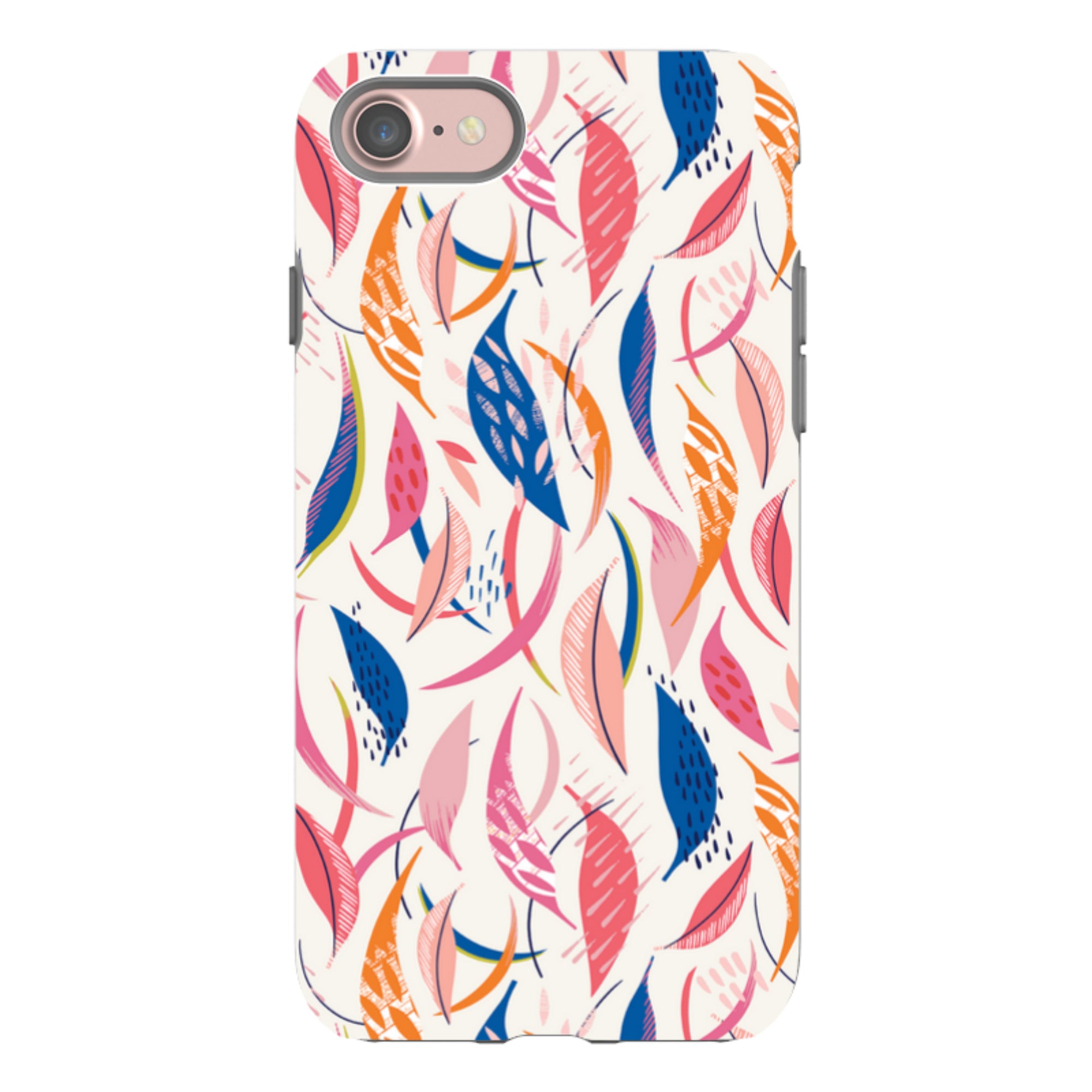 iPhone Tough Case - Flamingo Feathers By Ali Brookes