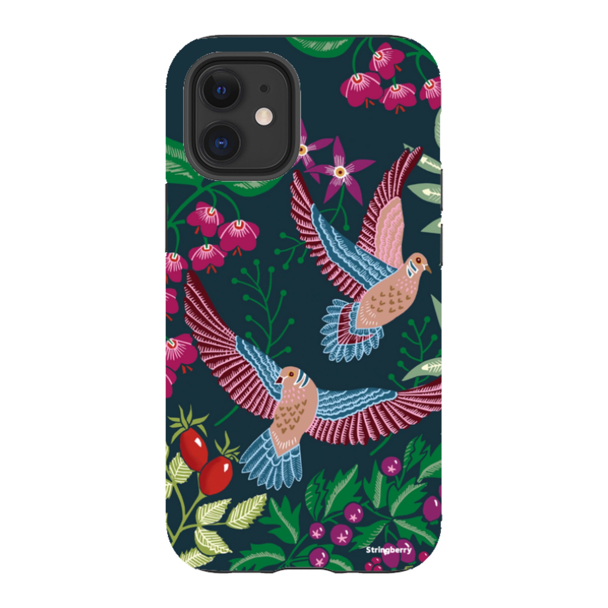 iPhone Tough Case - Two Turtle Doves By Kate Heiss