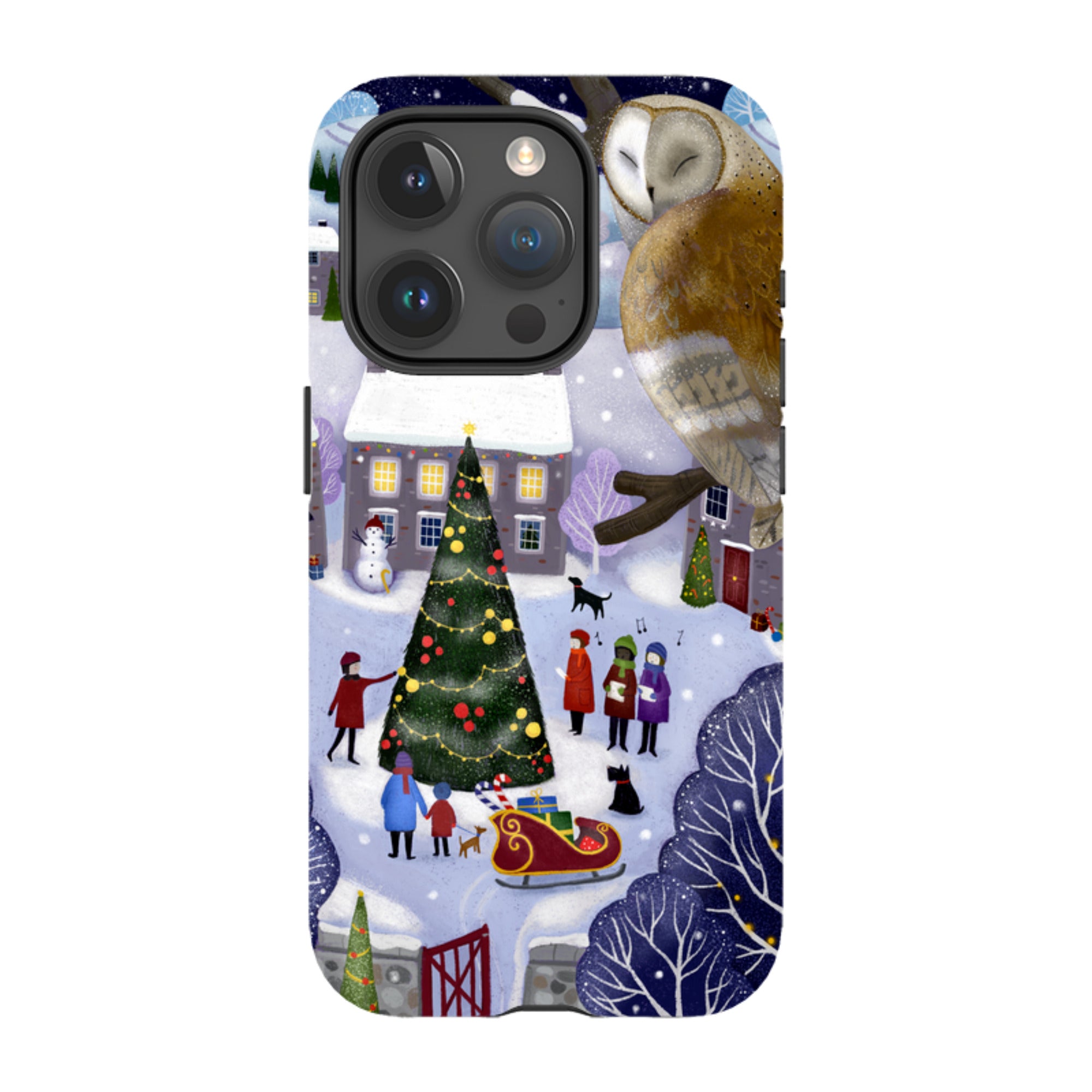 iPhone MagSafe Tough Case -  Advent Owl By Bex Parkin
