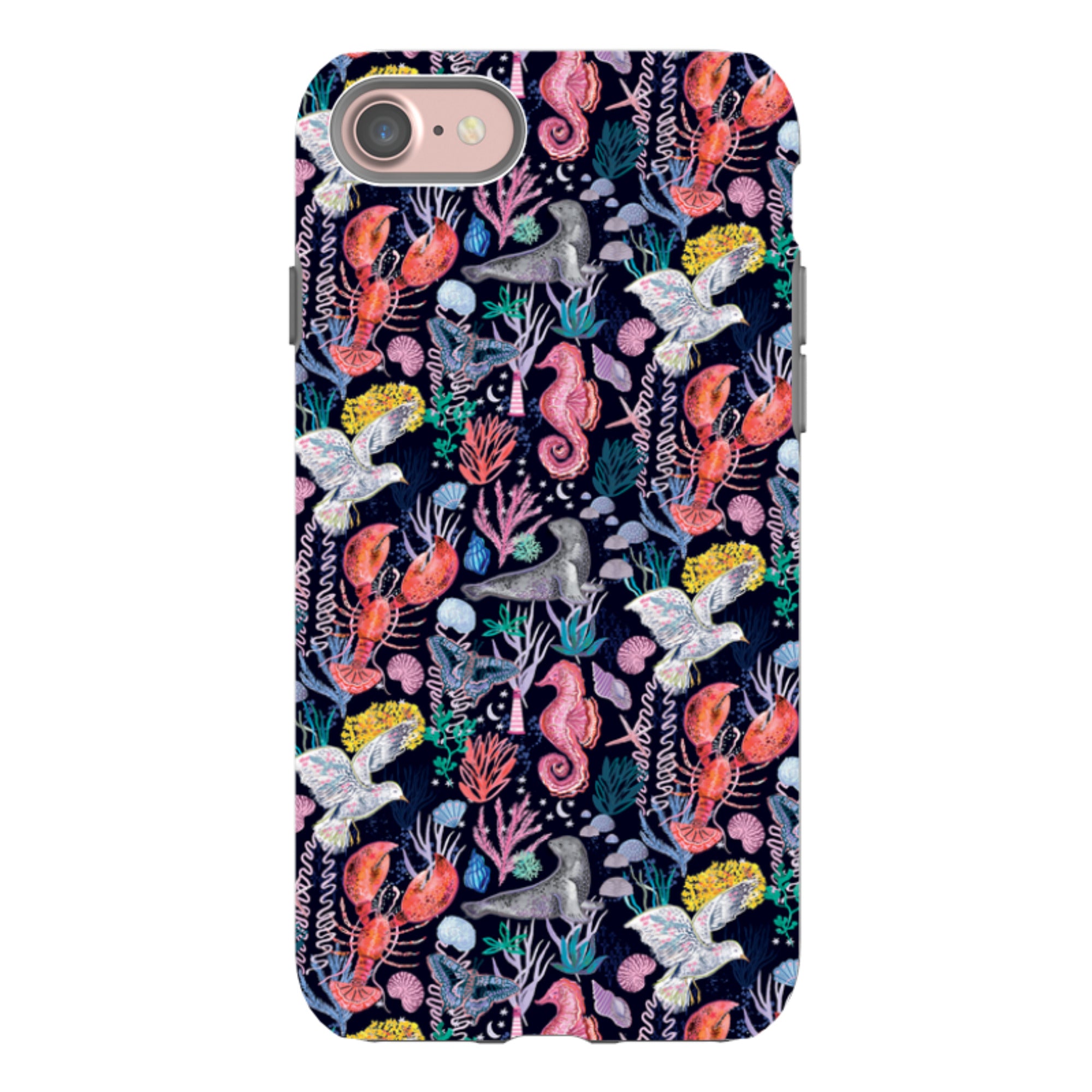 iPhone Case - Coastline Pattern-A By Emma Frances Grant