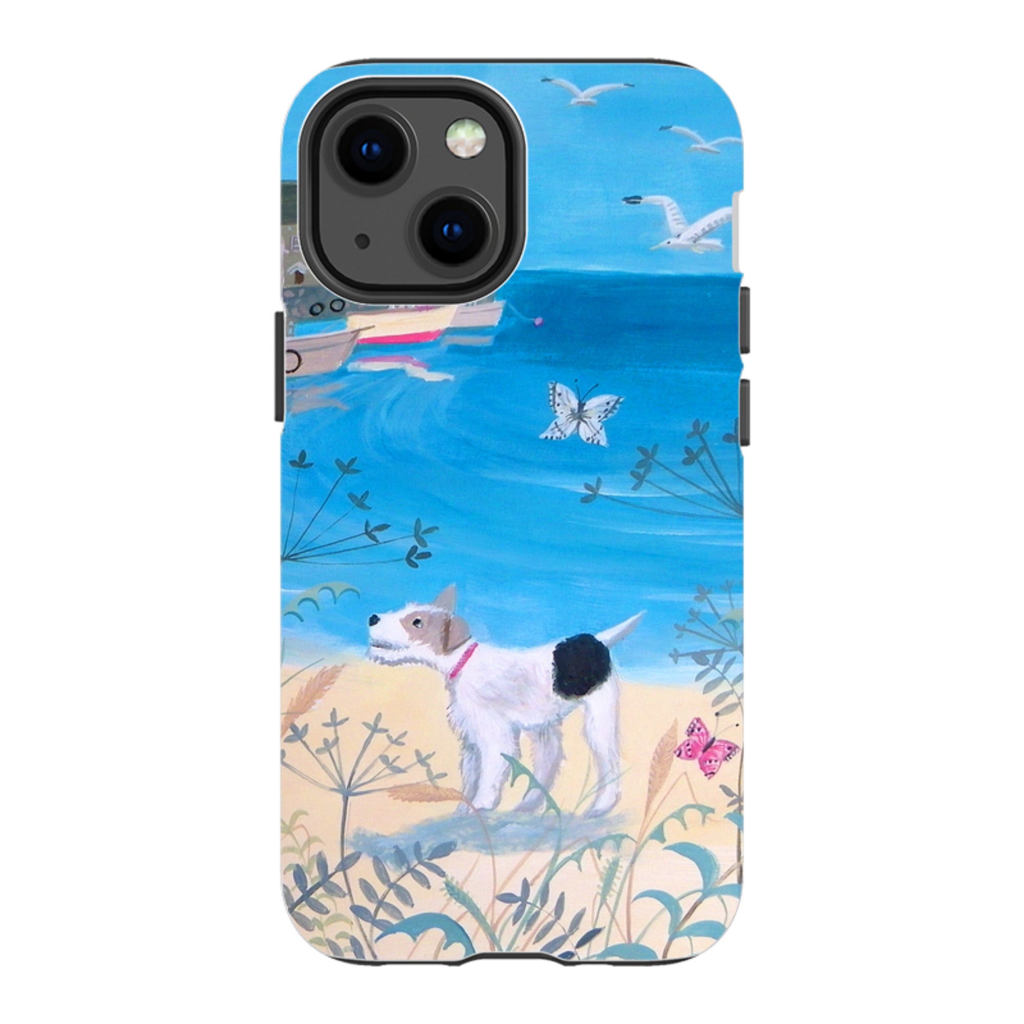 iPhone Tough Case - Seaside Dog By Mary Stubberfield