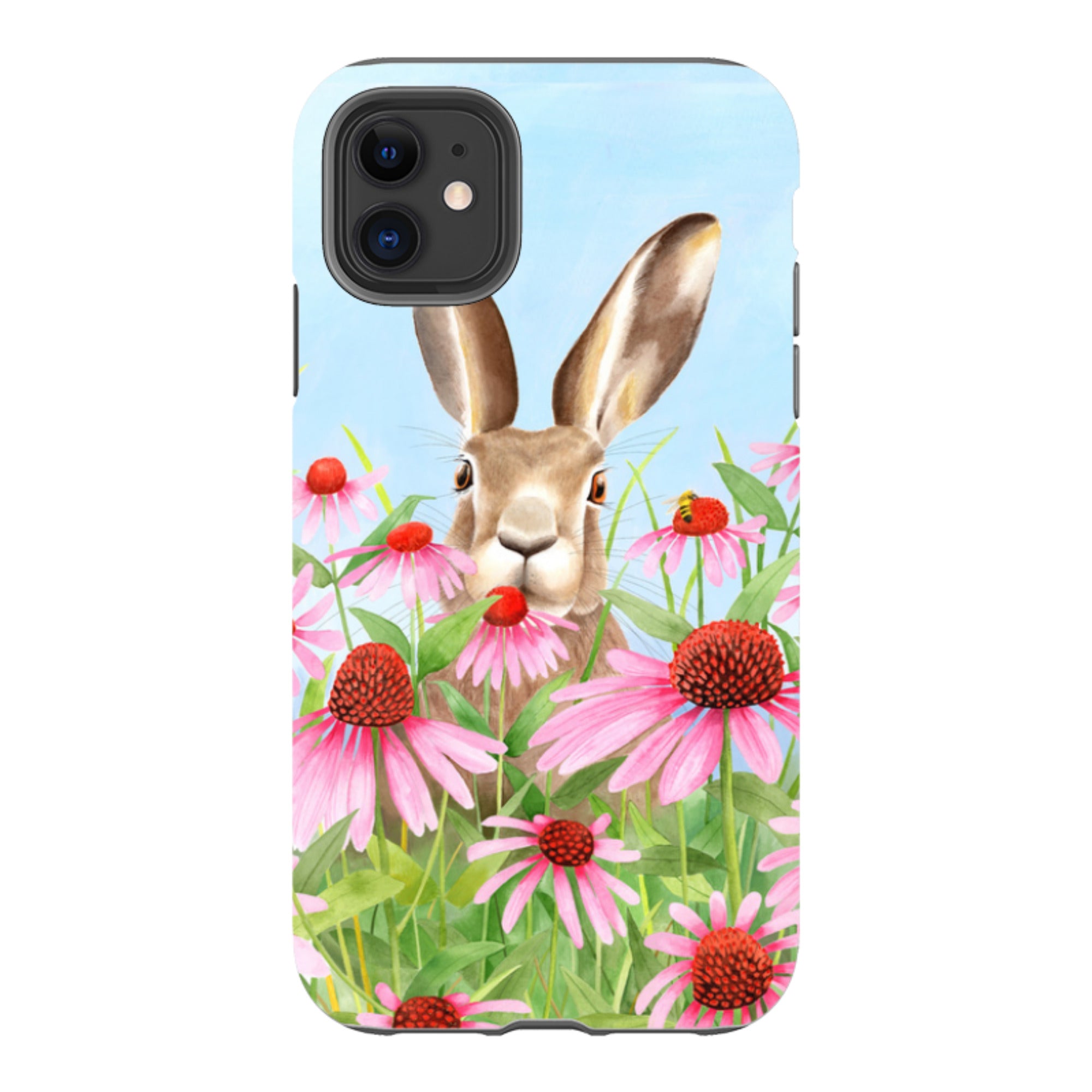 iPhone Tough Case - Summer Hare By Bex Parkin