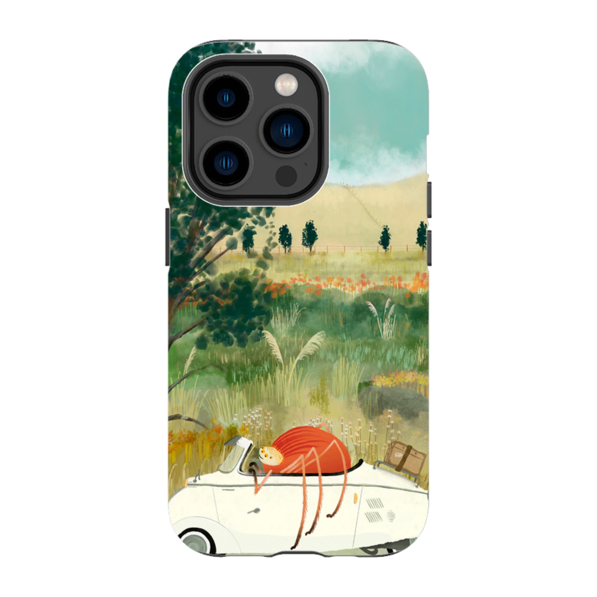 iPhone MagSafe Tough Case -  Happy Travels By Katherine Quinn