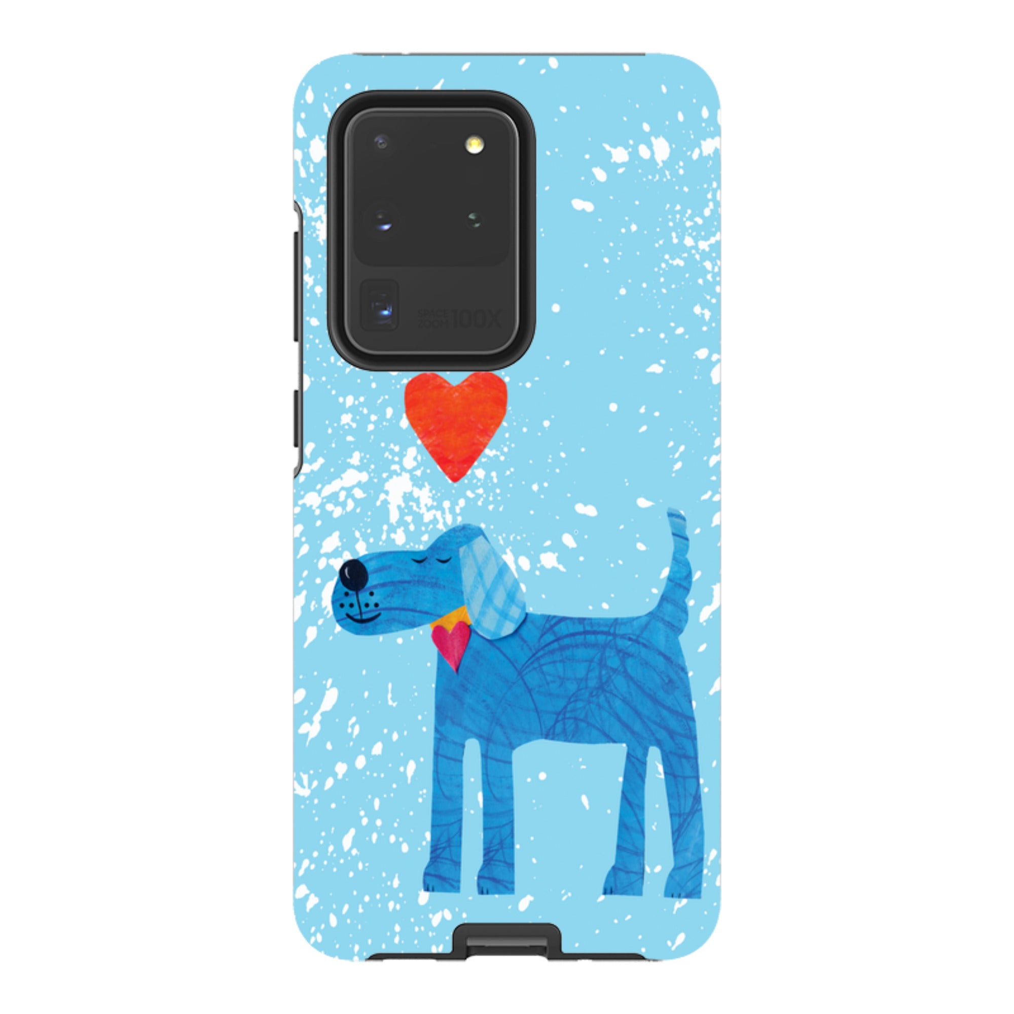 Samsung Tough Case - Blue Dog By Tracey English