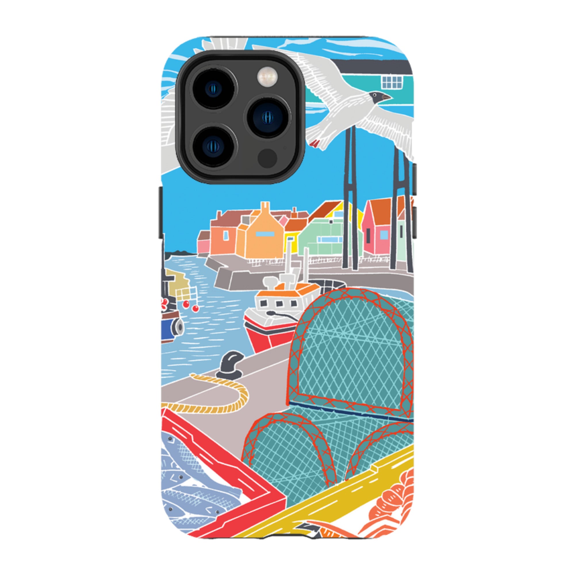 iPhone Tough Case - Bright Houses By Kate Heiss