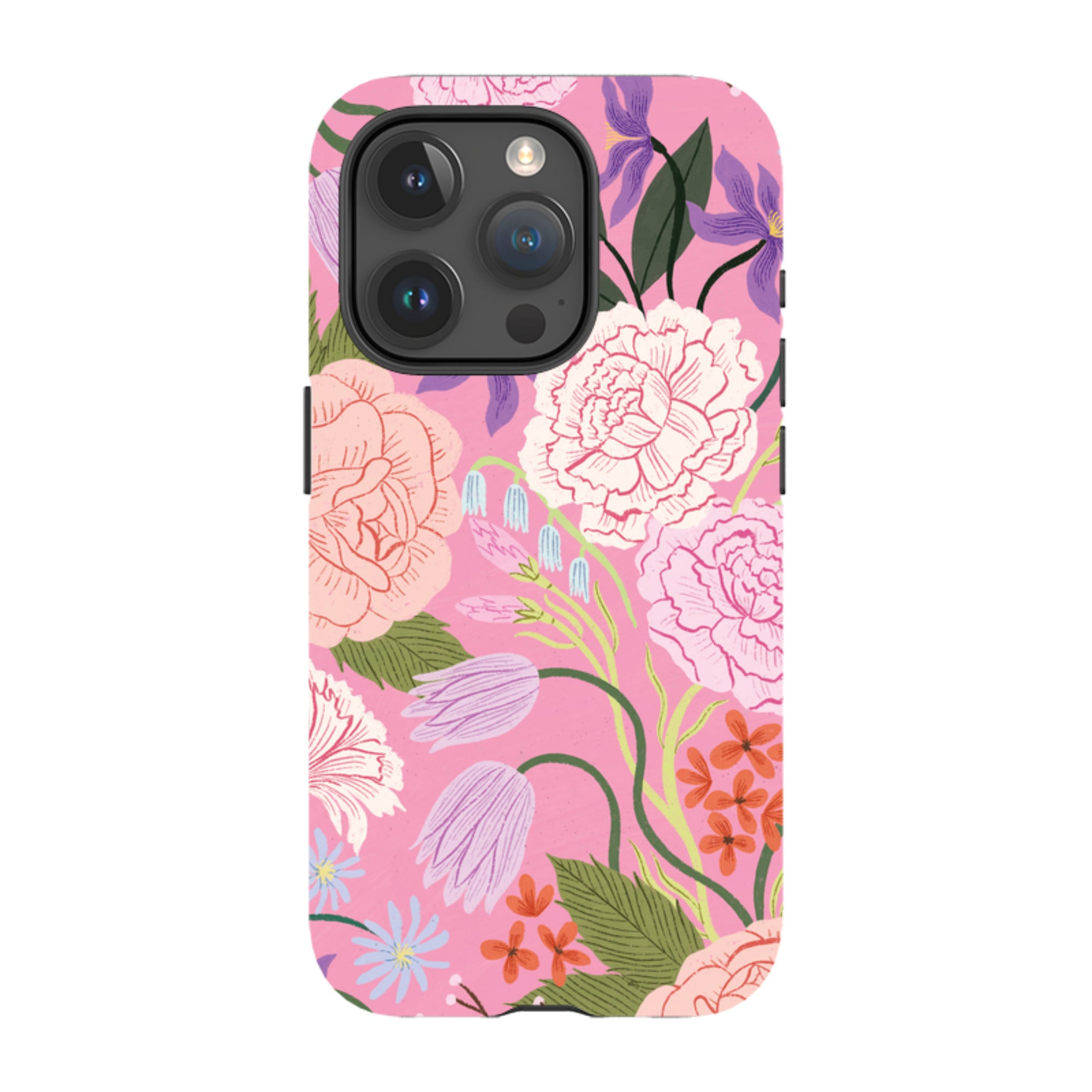 iPhone MagSafe Tough Case - All Over Blooms By Meghann Rader