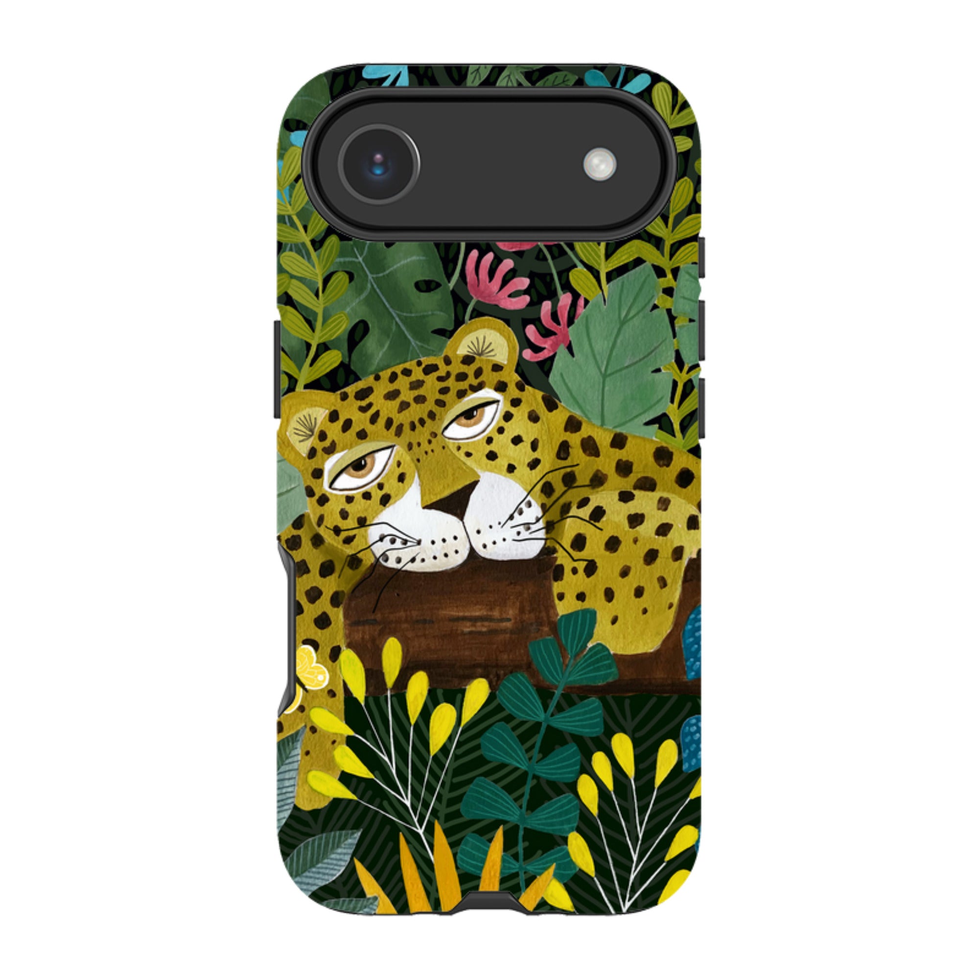 iPhone MagSafe Tough Case - Sleepy Leopard By Bex Parkin