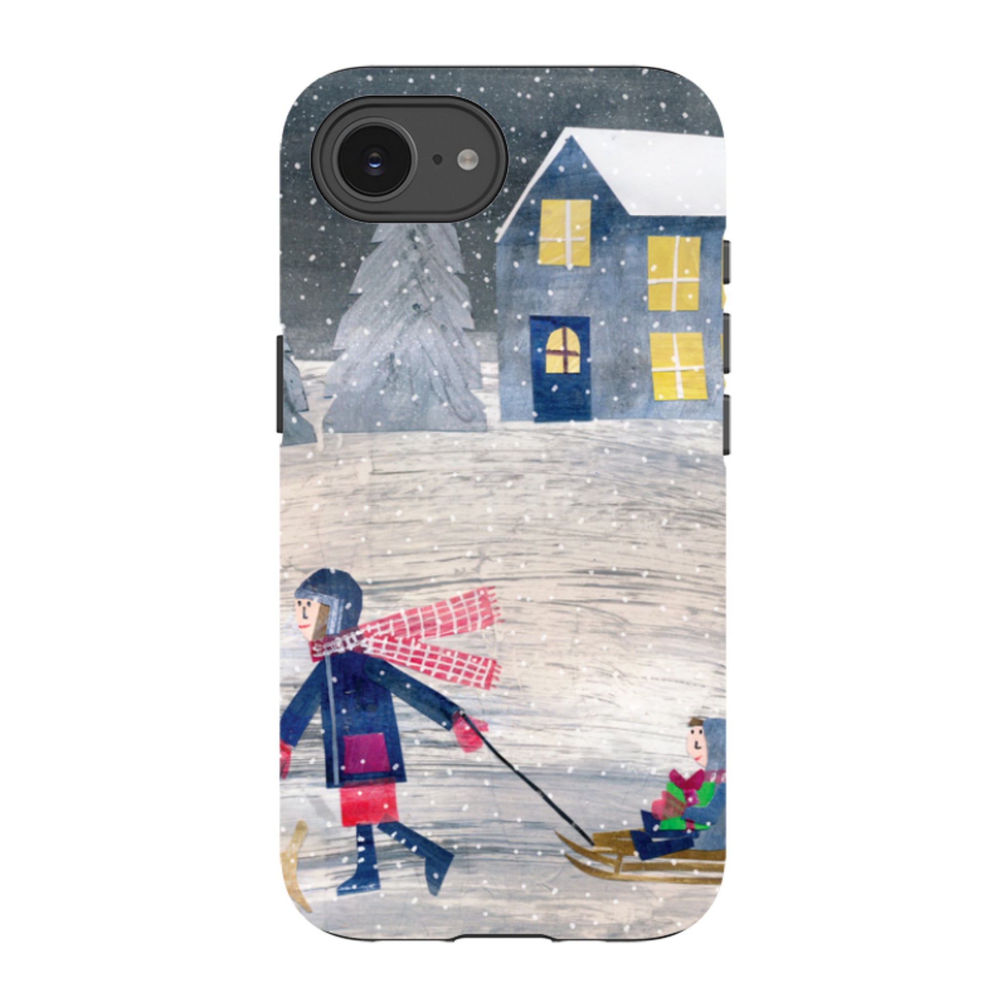 iPhone Tough Case - Sledging By Tracey English
