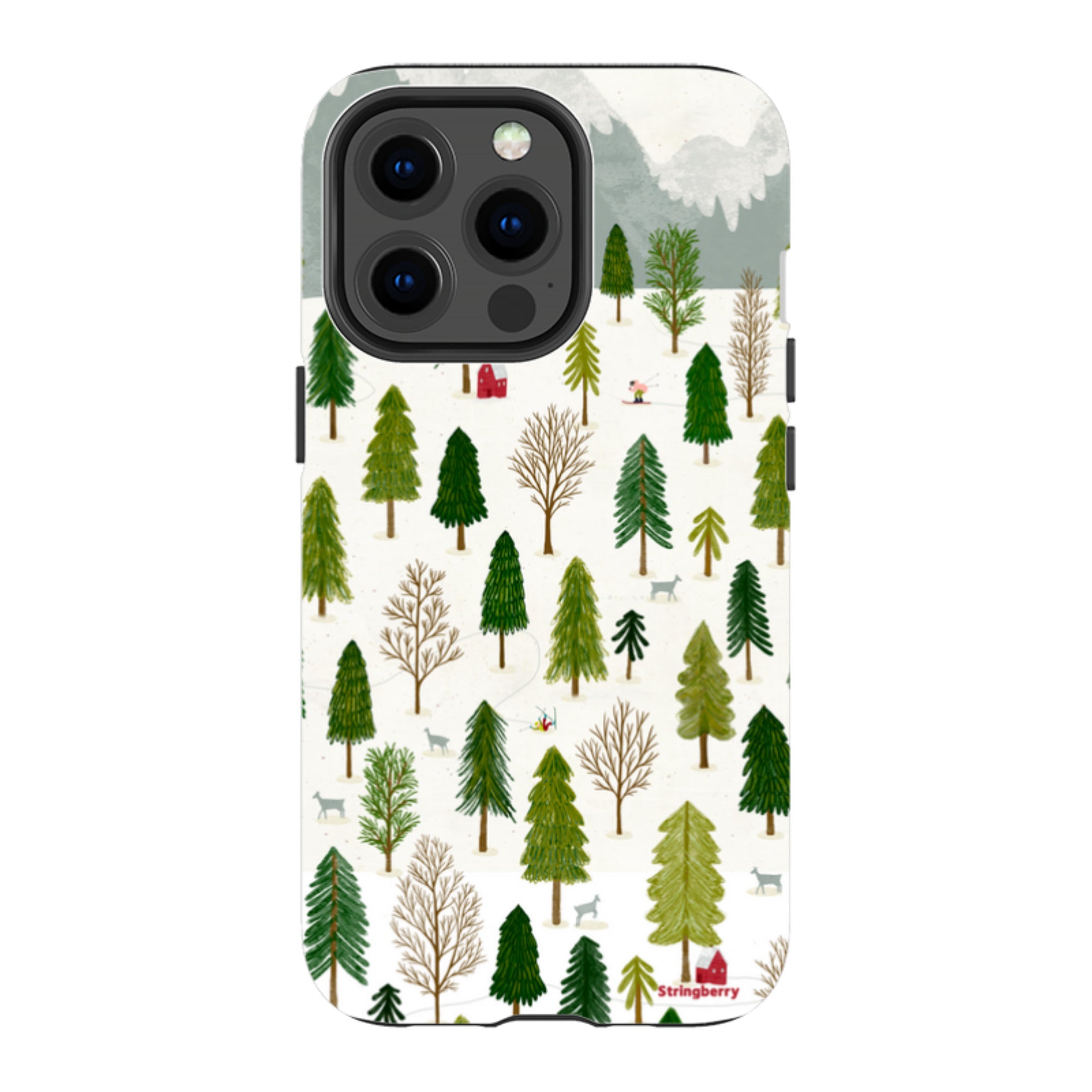 iPhone Tough Case - Winter Landscape III By Katherine Quinn