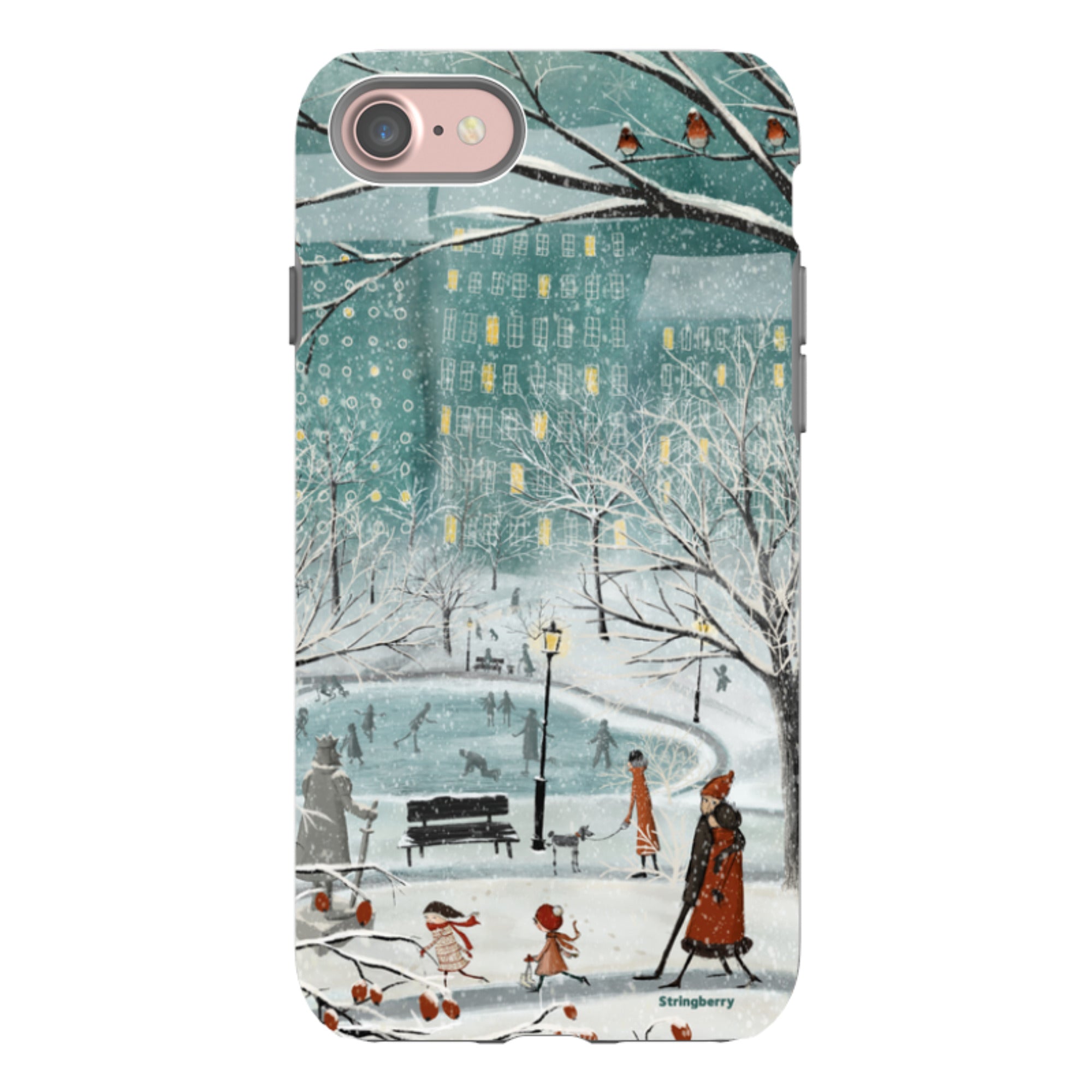 iPhone Tough Case - Walk In The Park By Maja Lindberg