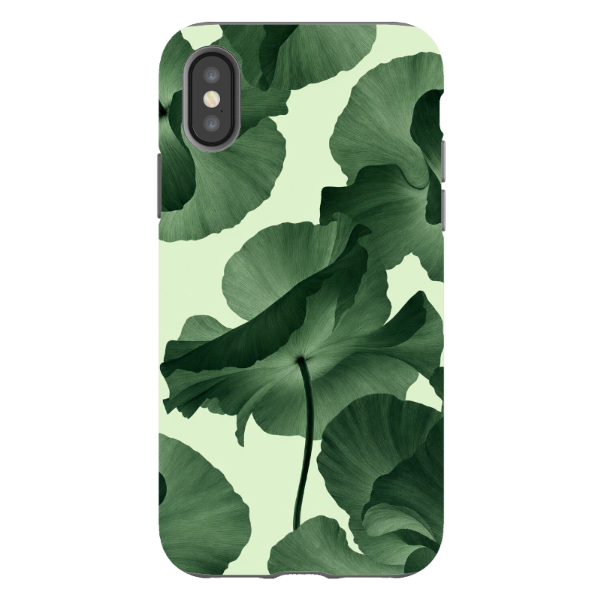 iPhone Tough Case - Sage Green Poppy