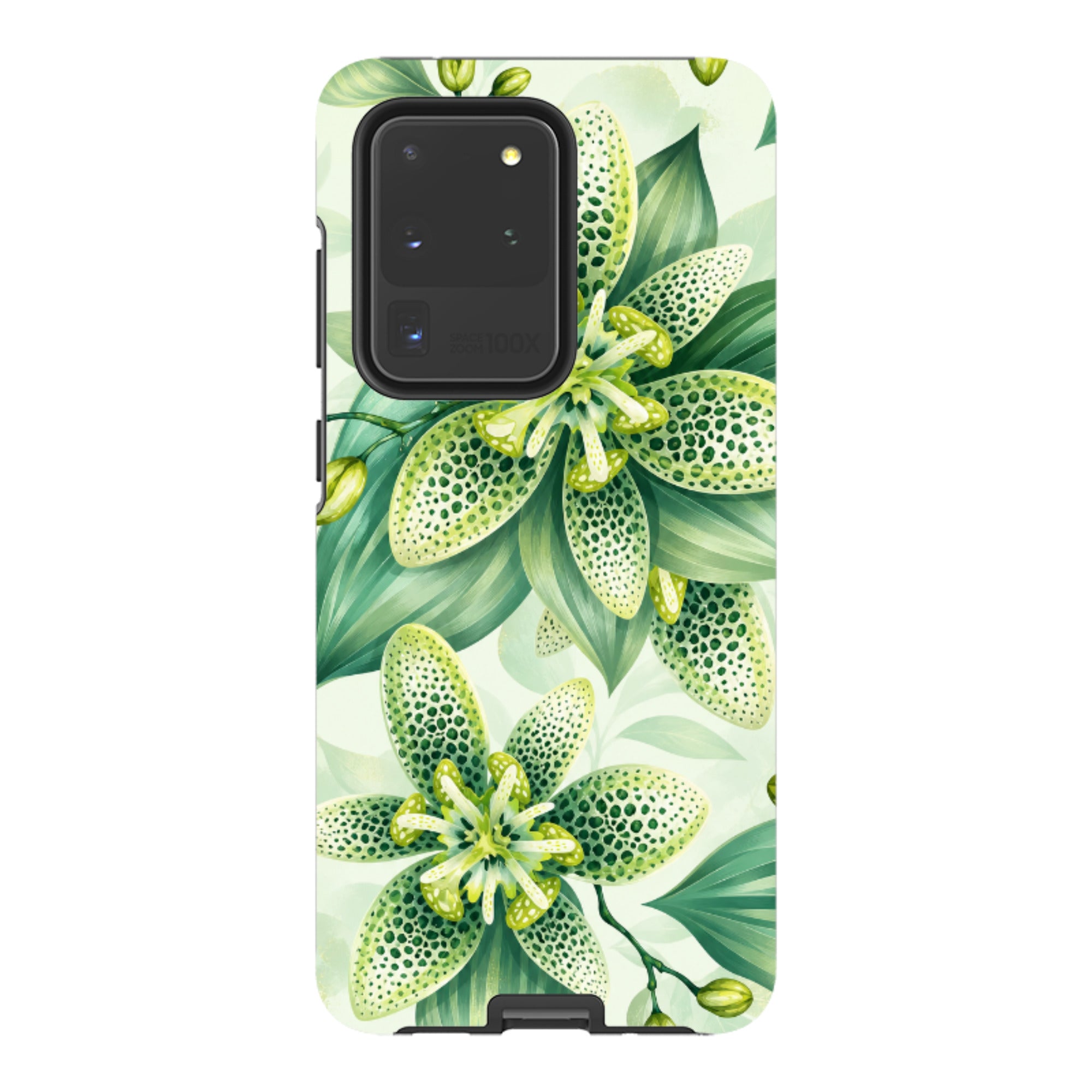Samsung Tough Case - Sage Green Lily