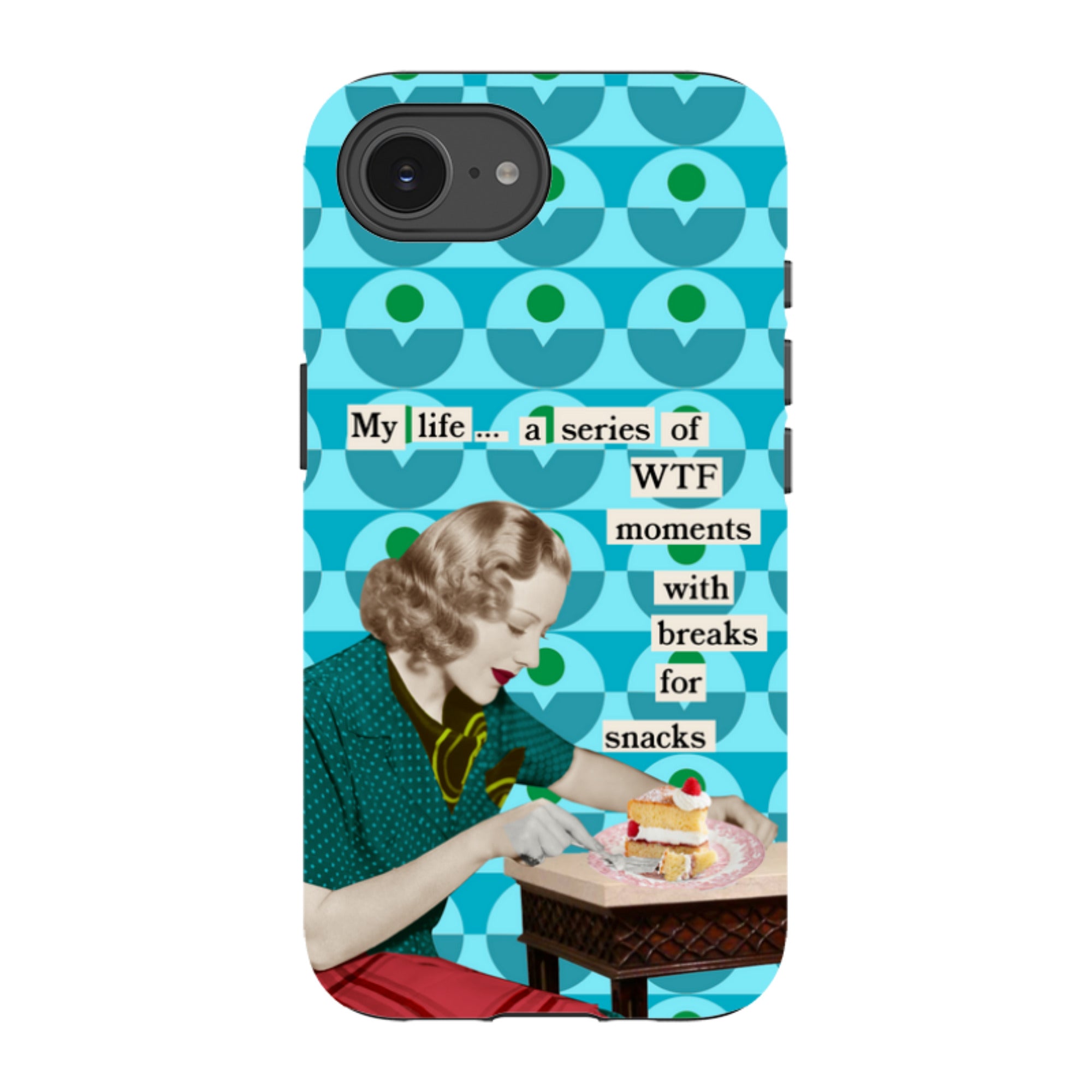iPhone Tough Case - WTF By Clare Jordan